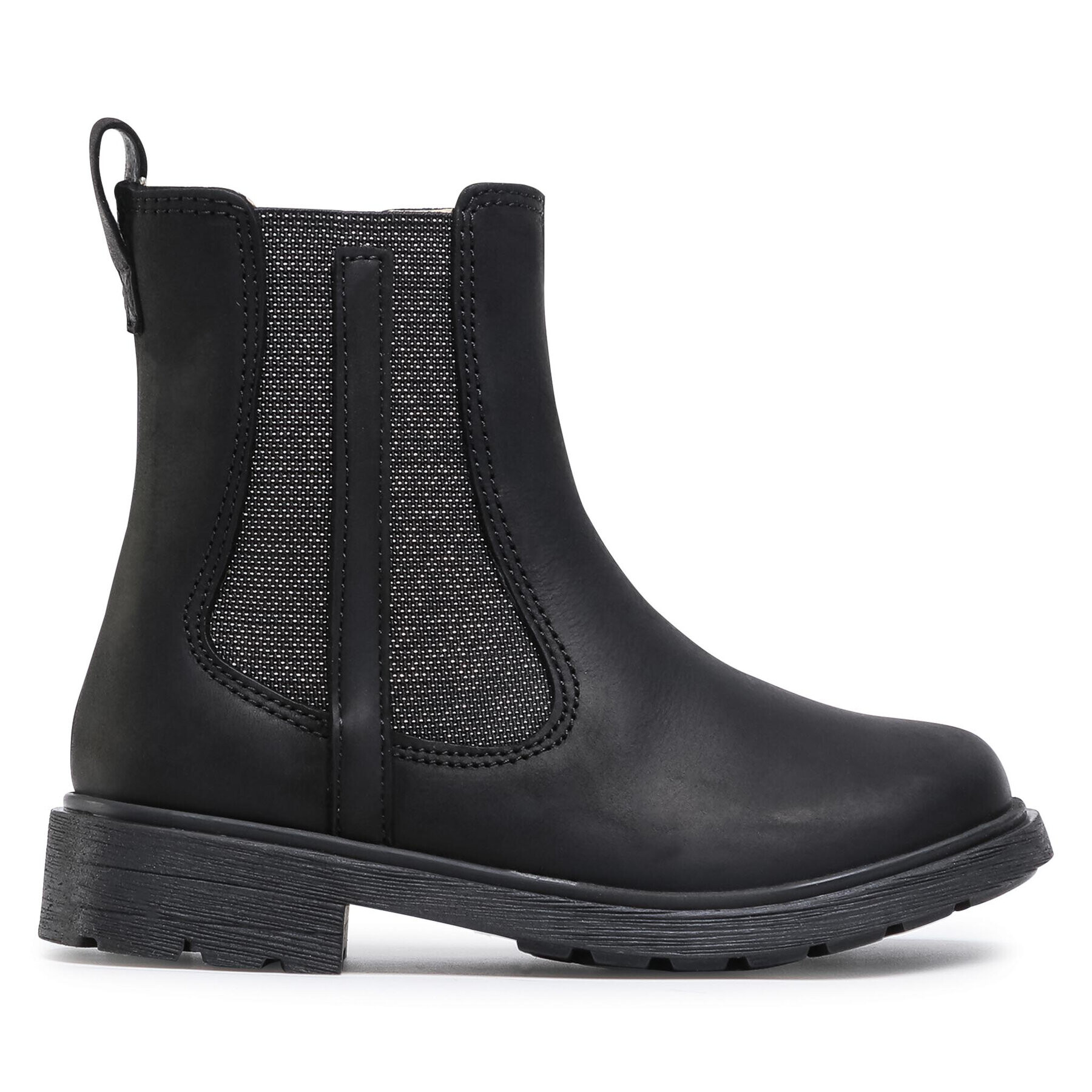 Clarks Ботуши Astrol Orin T 261541066 Черен - Pepit.bg
