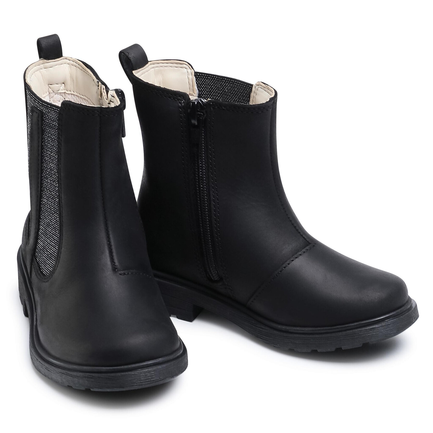 Clarks Ботуши Astrol Orin T 261541066 Черен - Pepit.bg