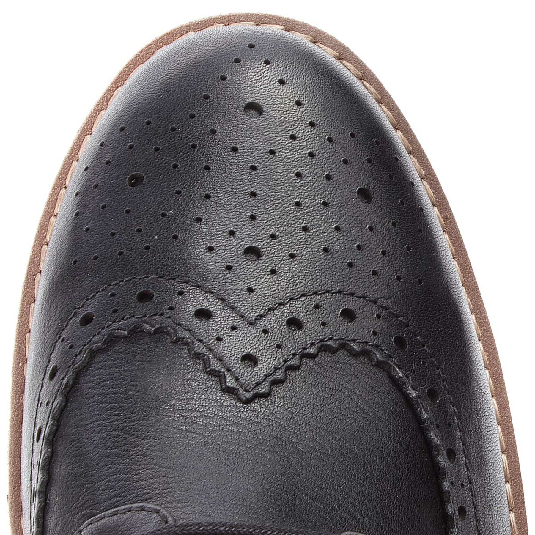 Clarks Ботуши Batcombe Lord 261348577 Черен - Pepit.bg