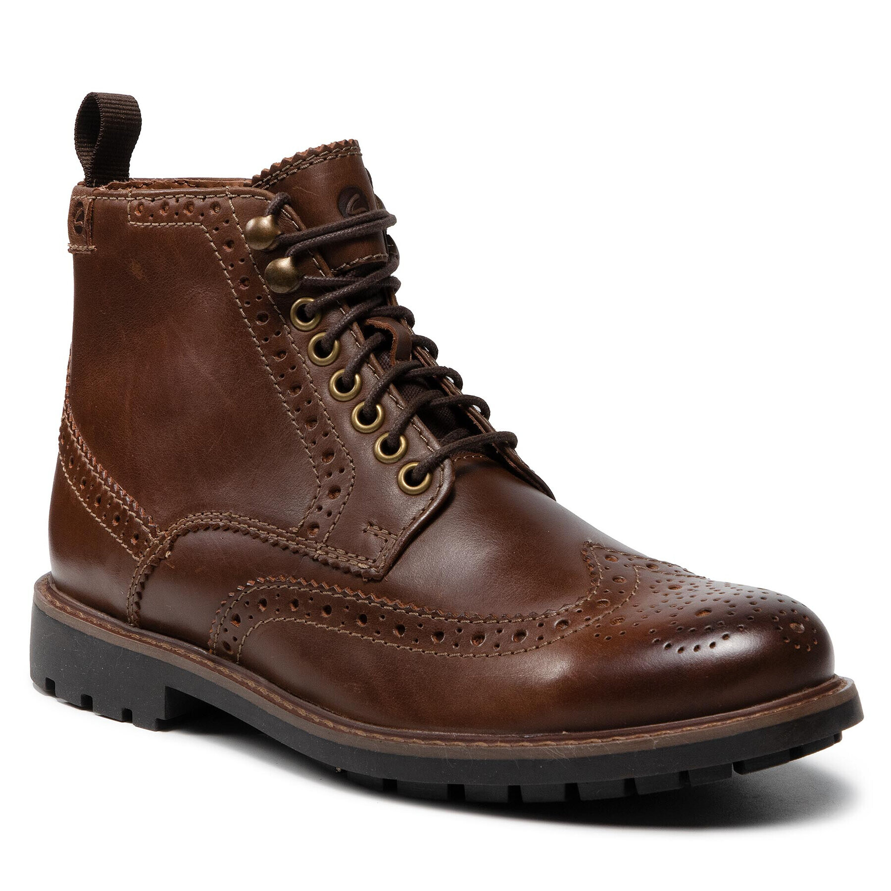Clarks Ботуши Bowzer Hi 261628027 Кафяв - Pepit.bg