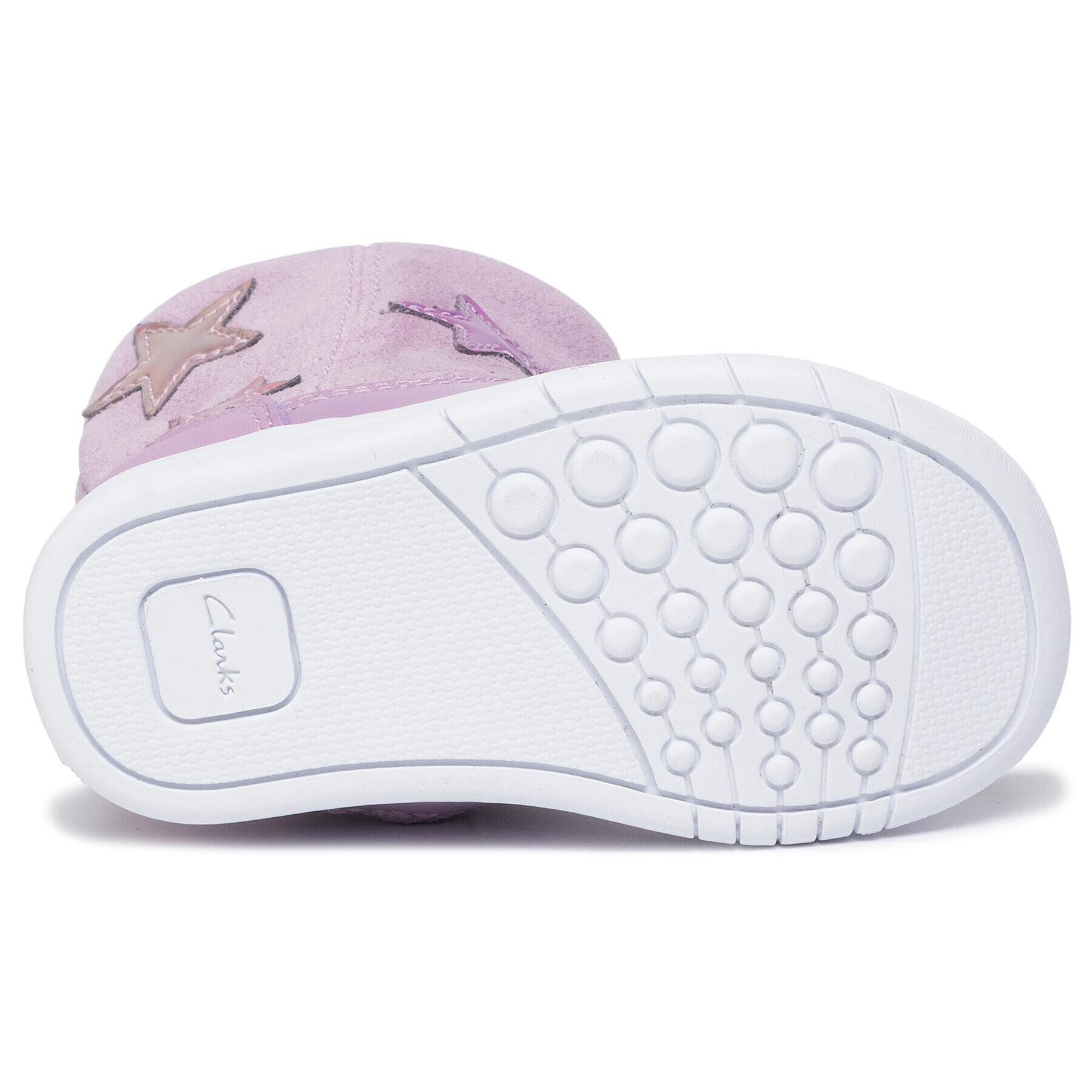 Clarks Ботуши Emery Rise T 261440136 Виолетов - Pepit.bg