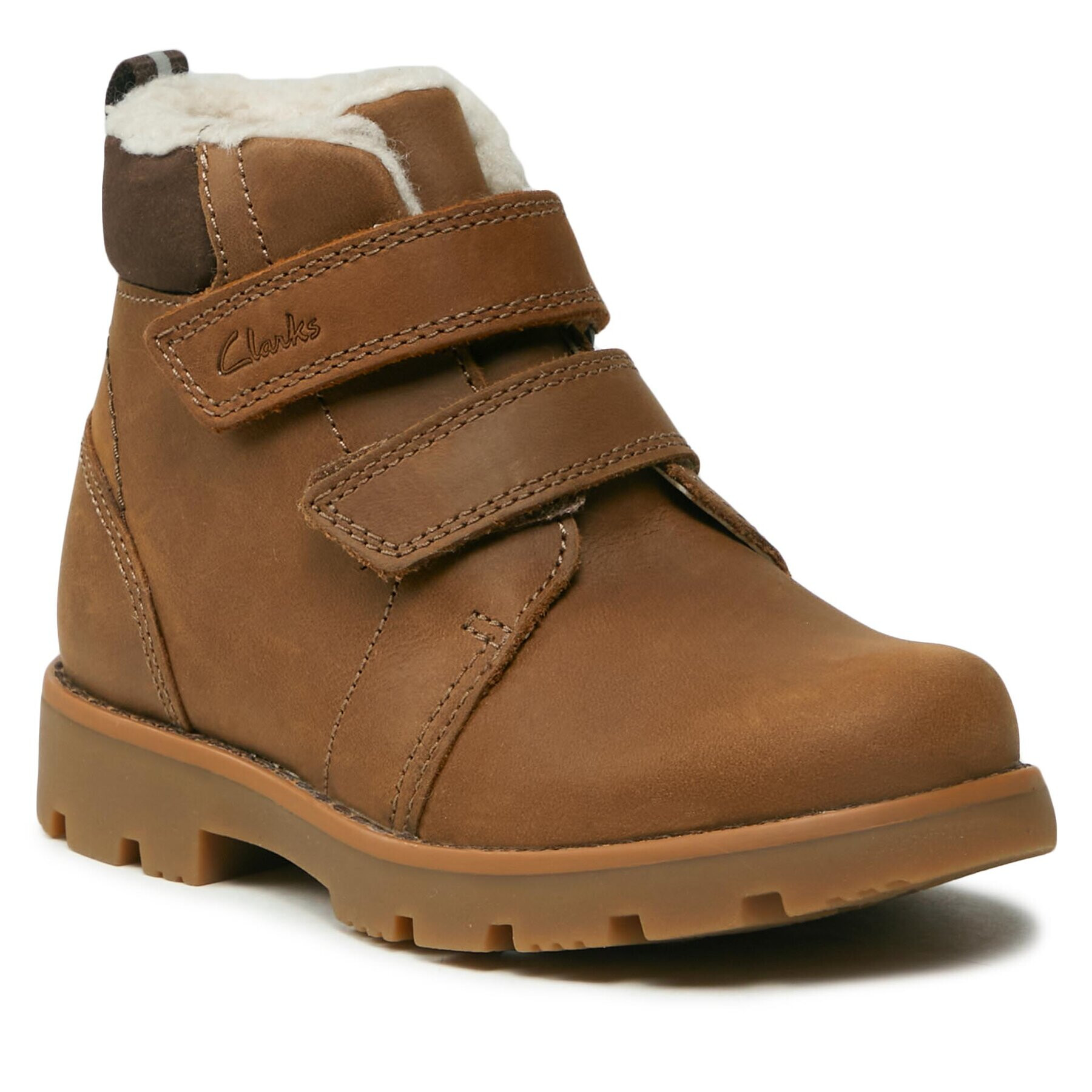 Clarks Ботуши Heath Snug 261673337 Кафяв - Pepit.bg