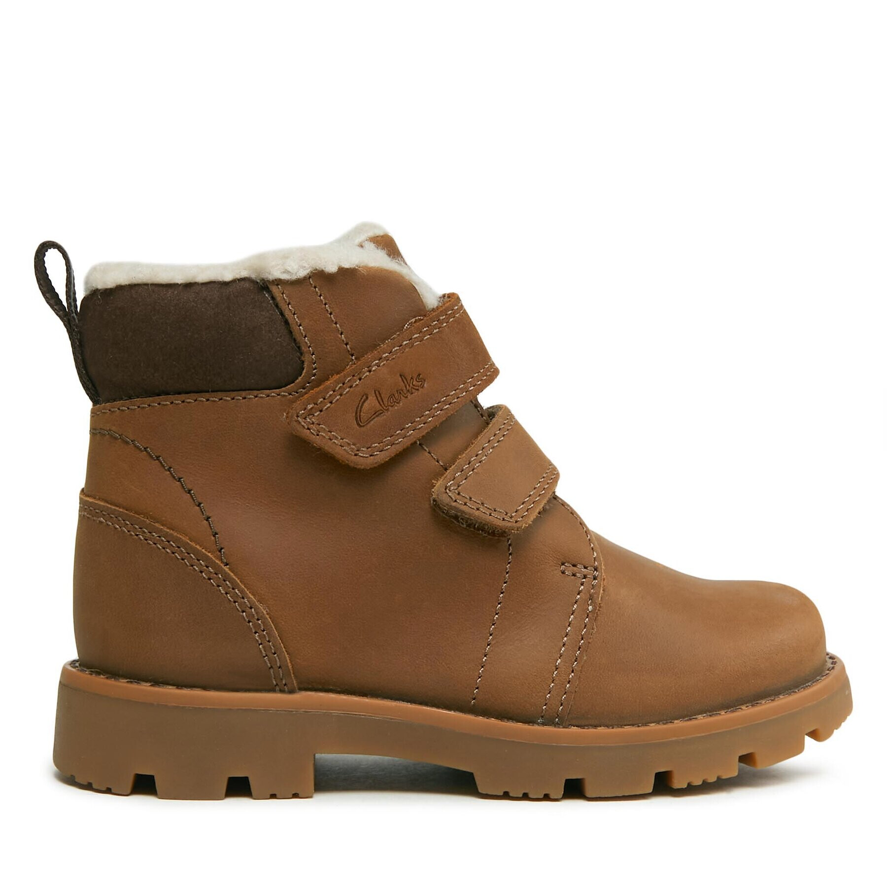 Clarks Ботуши Heath Snug 261673337 Кафяв - Pepit.bg
