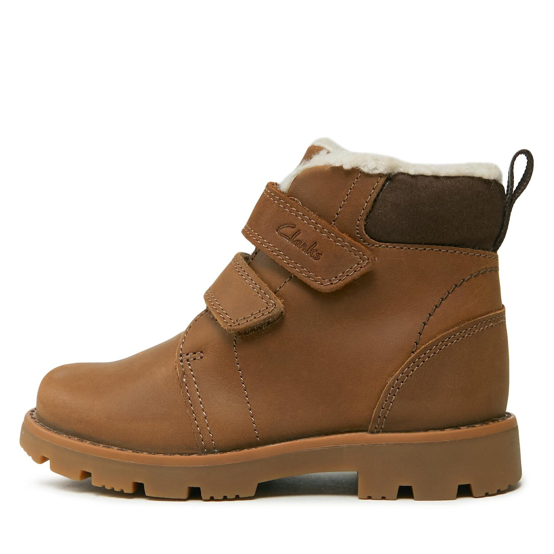 Clarks Ботуши Heath Snug 261673337 Кафяв - Pepit.bg