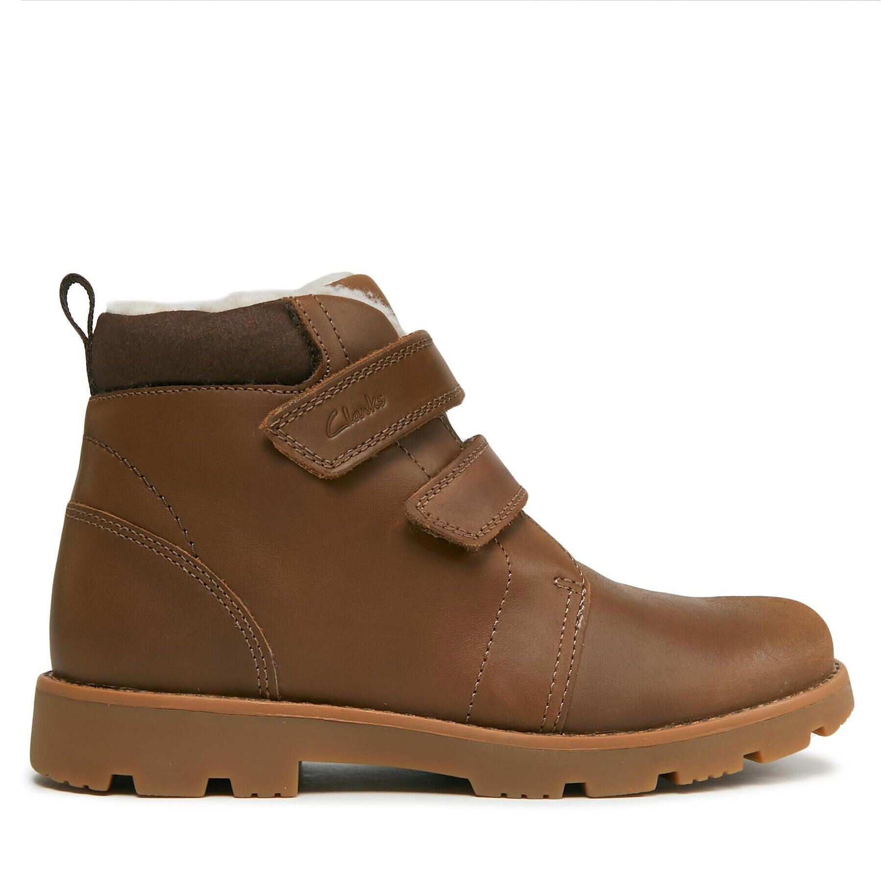 Clarks Ботуши Heath Snug 261673347 Кафяв - Pepit.bg