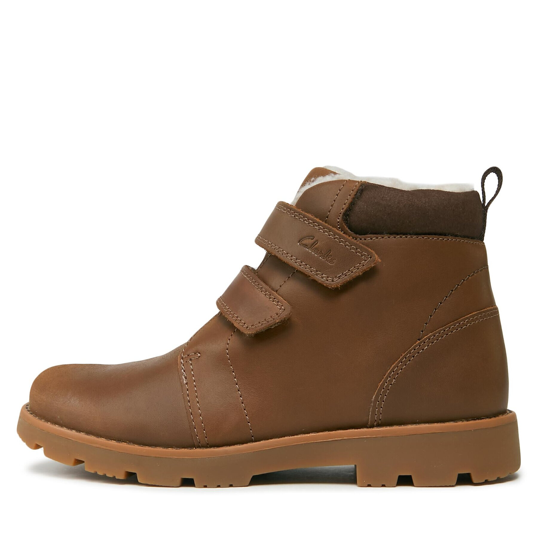 Clarks Ботуши Heath Snug 261673347 Кафяв - Pepit.bg