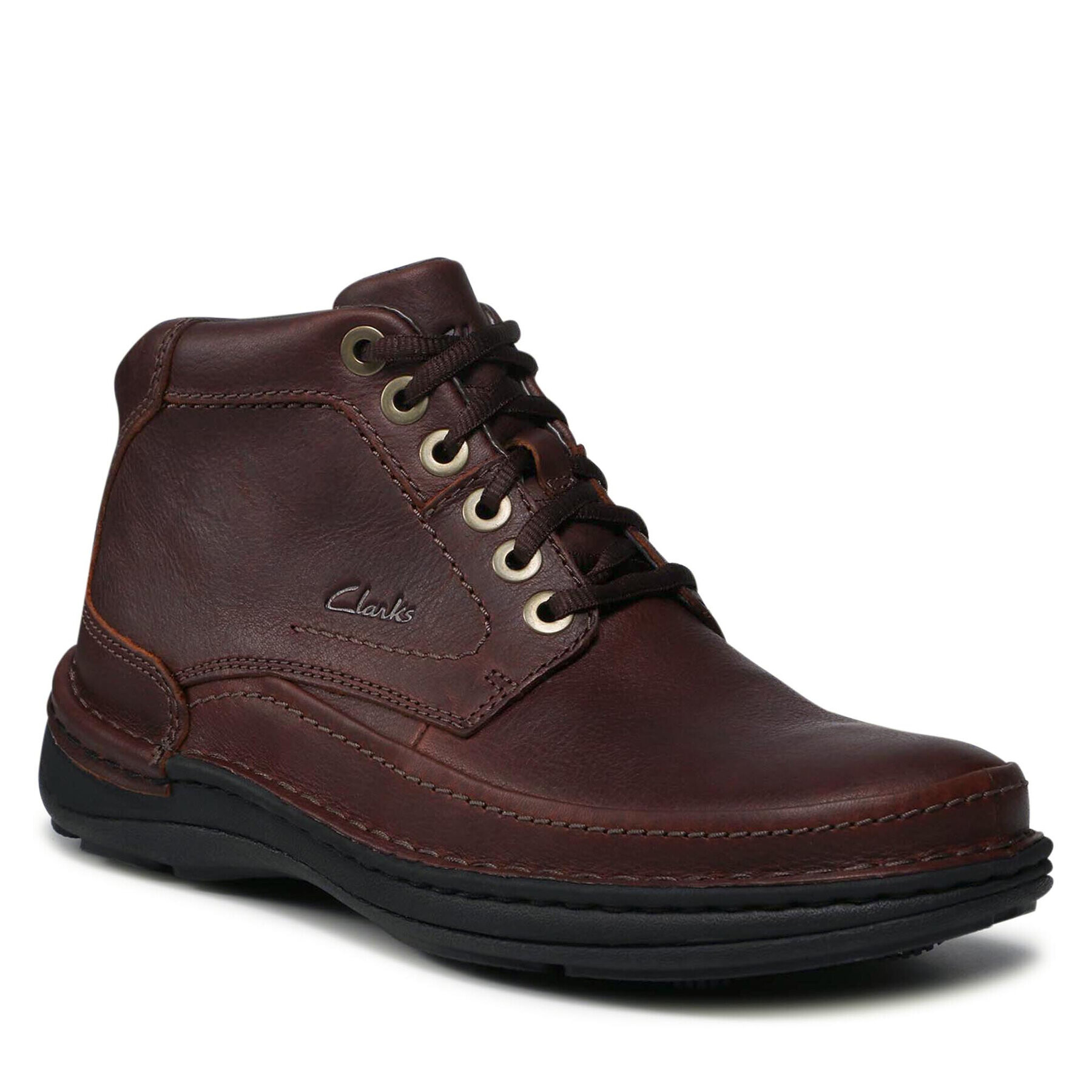 Clarks Ботуши Nature Lite 261611997 Кафяв - Pepit.bg