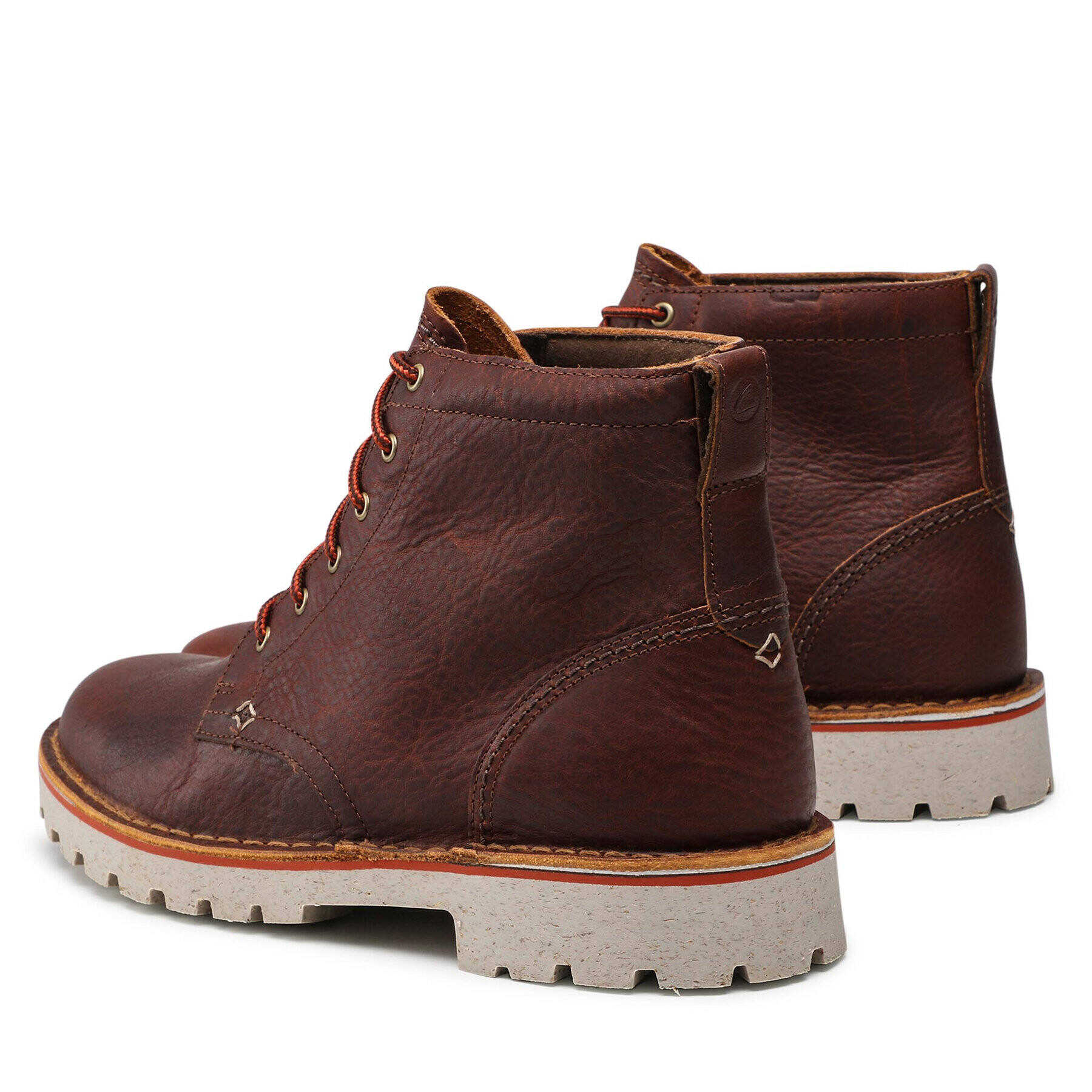 Clarks Ботуши Overdale High 261629227 Кафяв - Pepit.bg