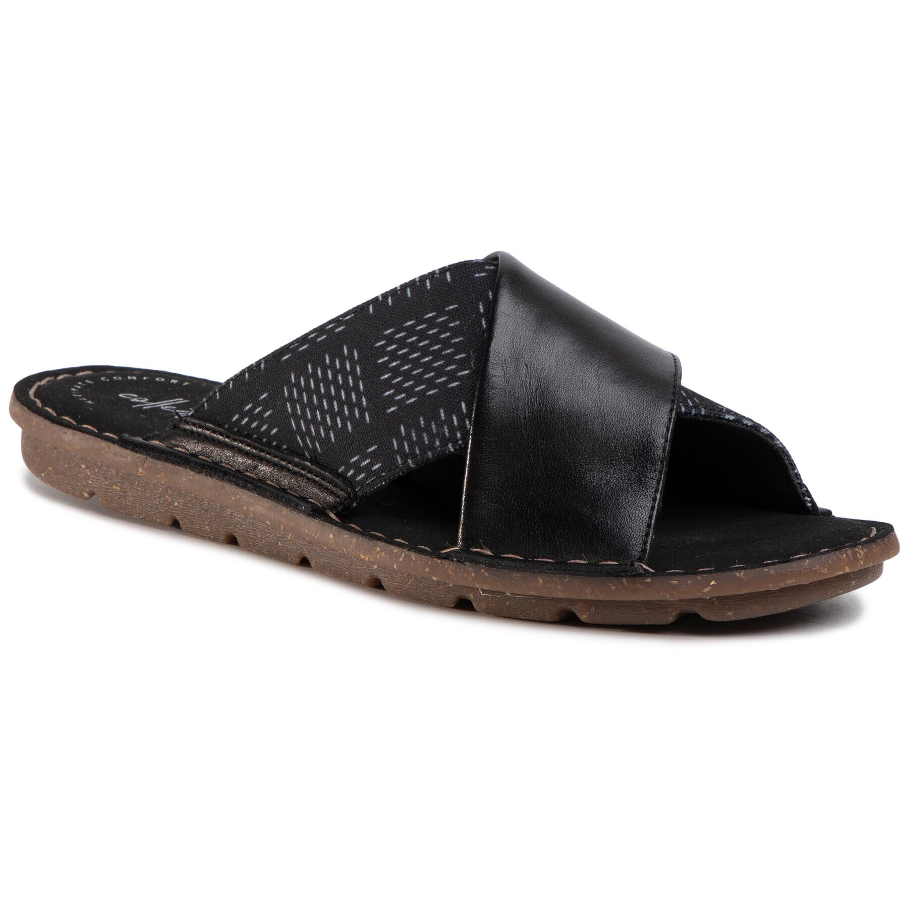 Clarks Чехли Blake Sydney 261399044 Черен - Pepit.bg