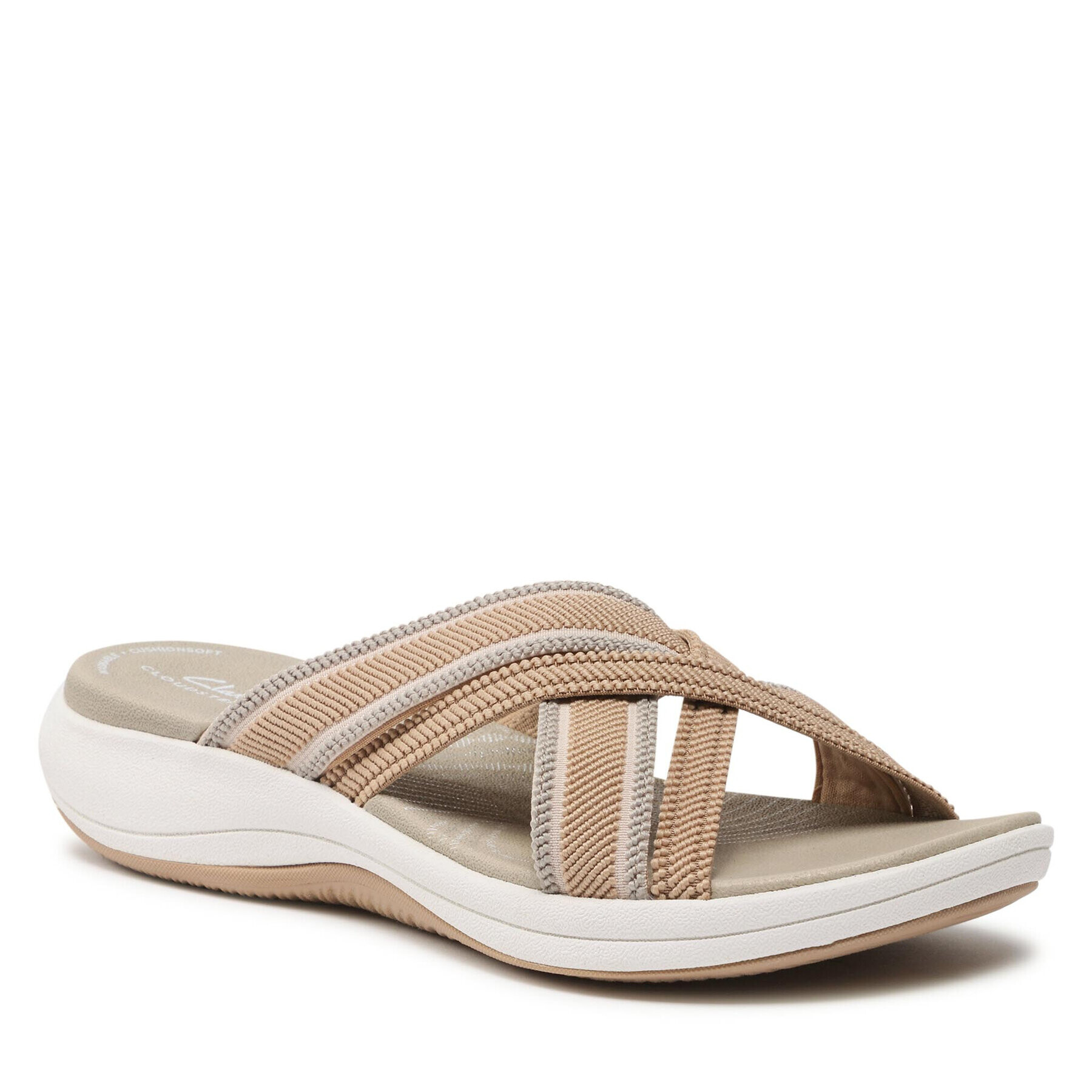 Clarks Чехли Mira Isle 26159899 Бежов - Pepit.bg