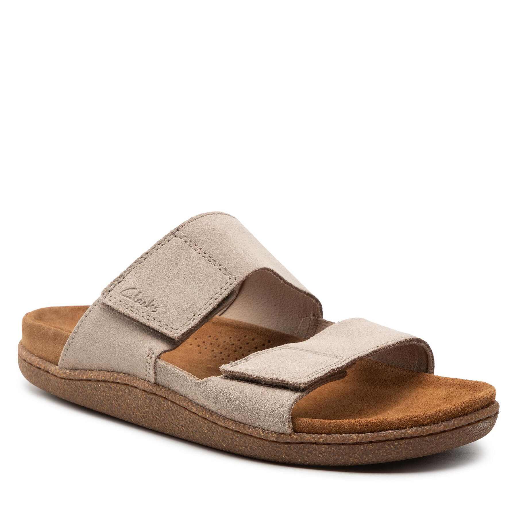 Clarks Чехли Pilton Strap 26165685 Бежов - Pepit.bg