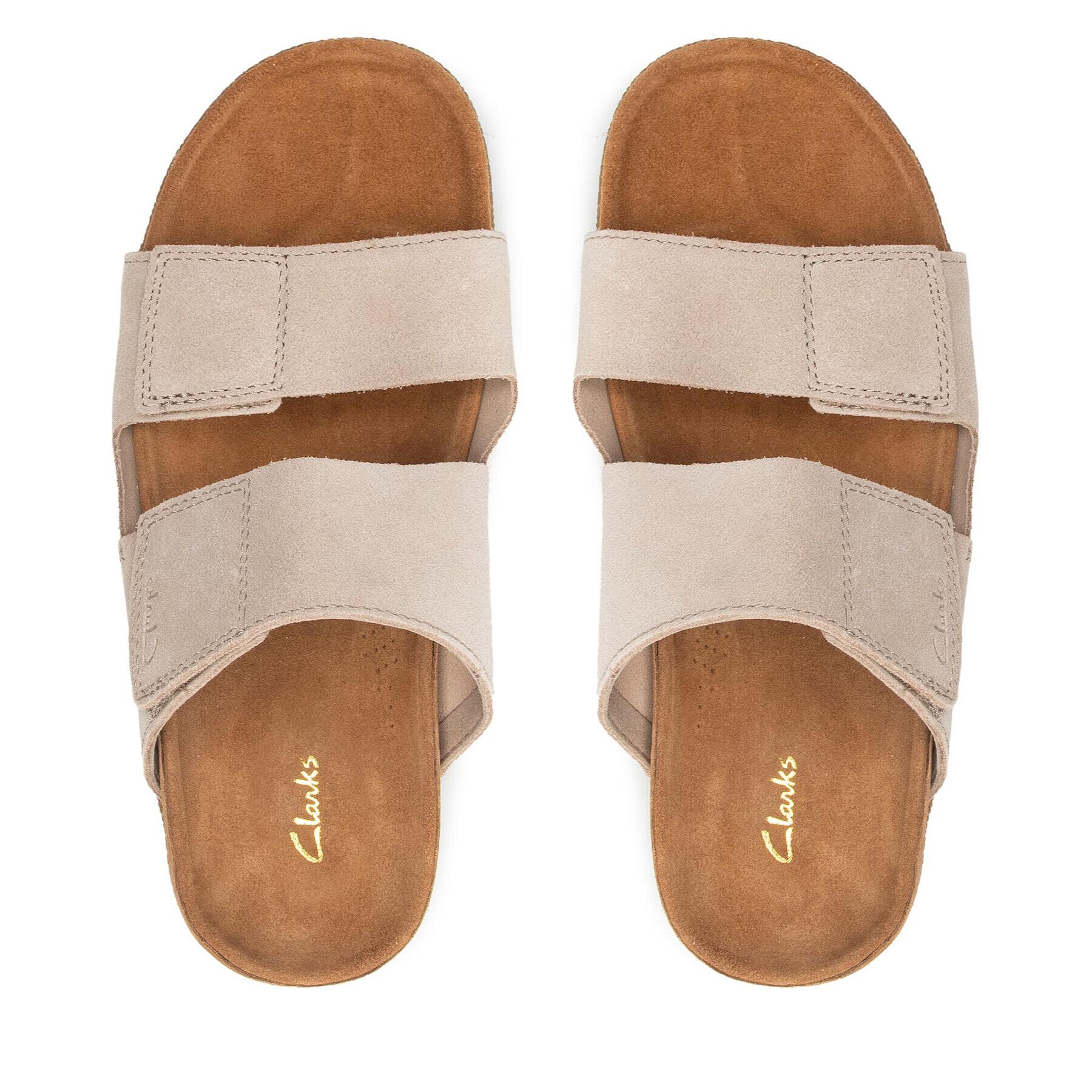 Clarks Чехли Pilton Strap 26165685 Бежов - Pepit.bg