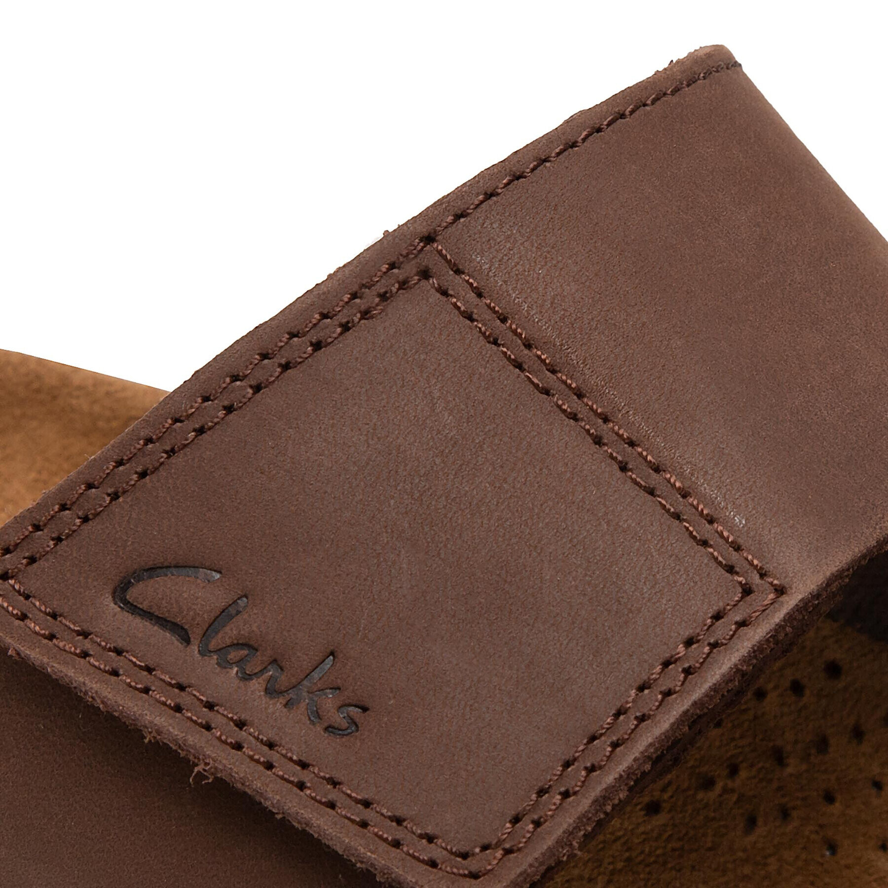 Clarks Чехли Pilton Strap 261658307 Кафяв - Pepit.bg