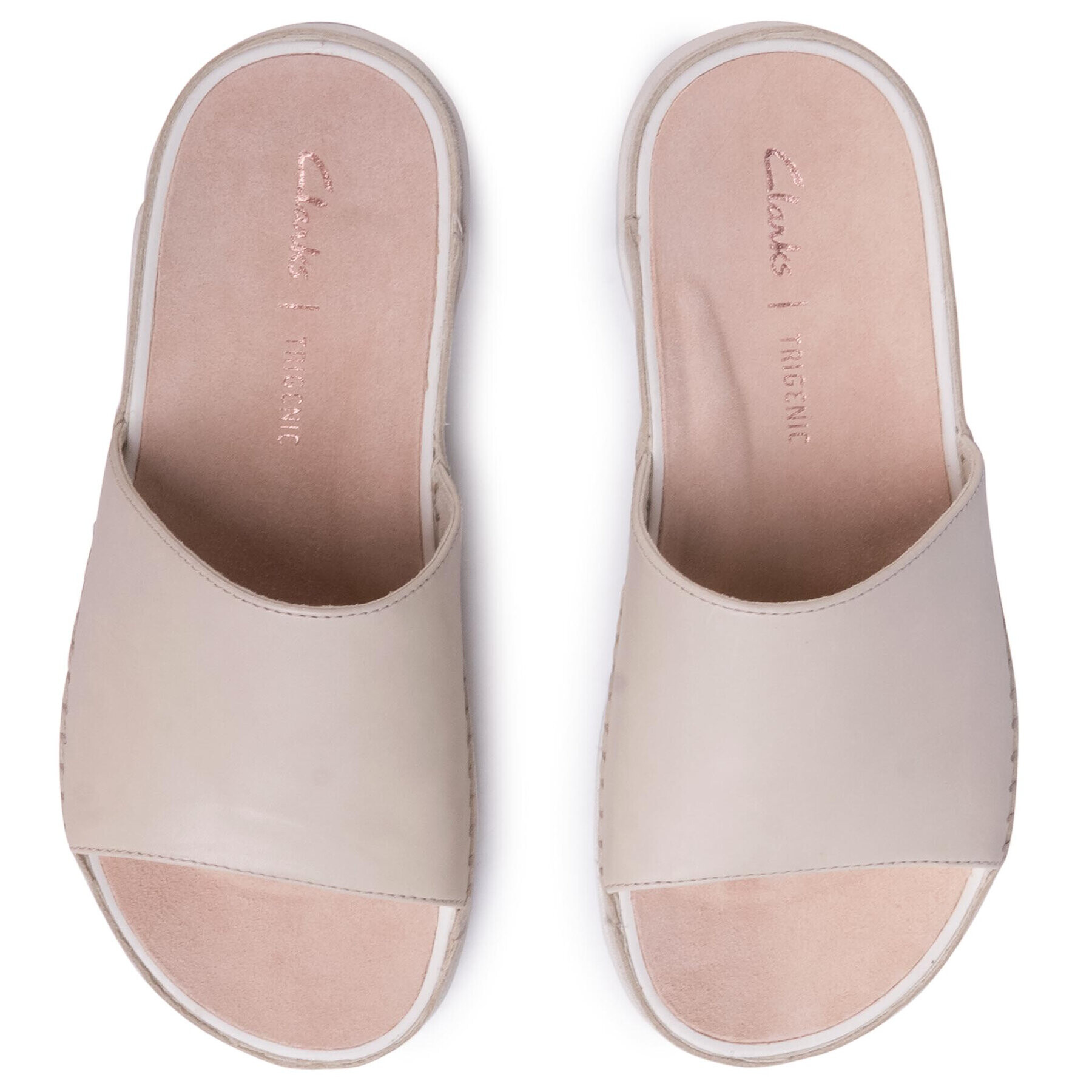 Clarks Чехли Tri Slide 261487654 Бежов - Pepit.bg