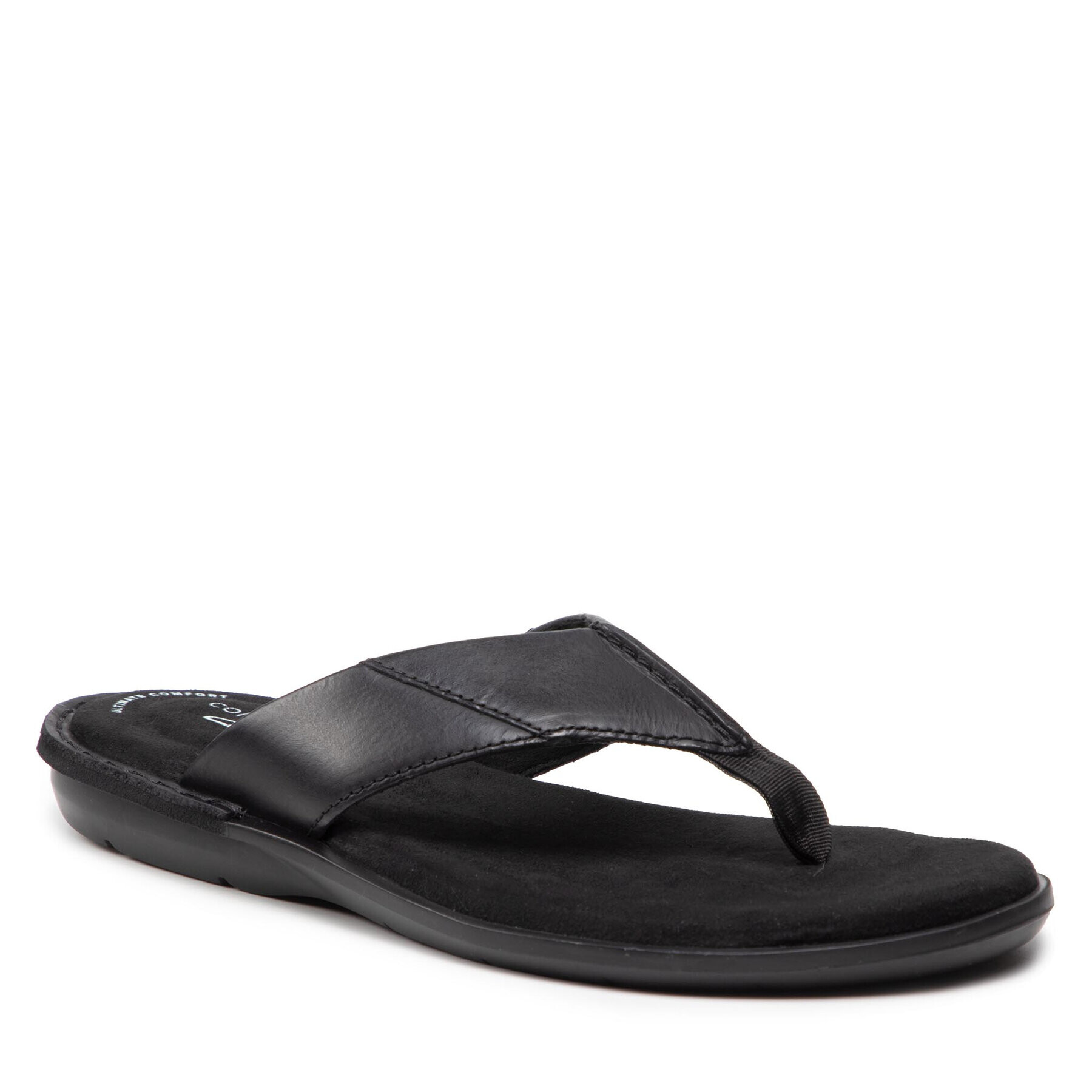 Clarks Джапанки Ellison Easy 261580337 Черен - Pepit.bg