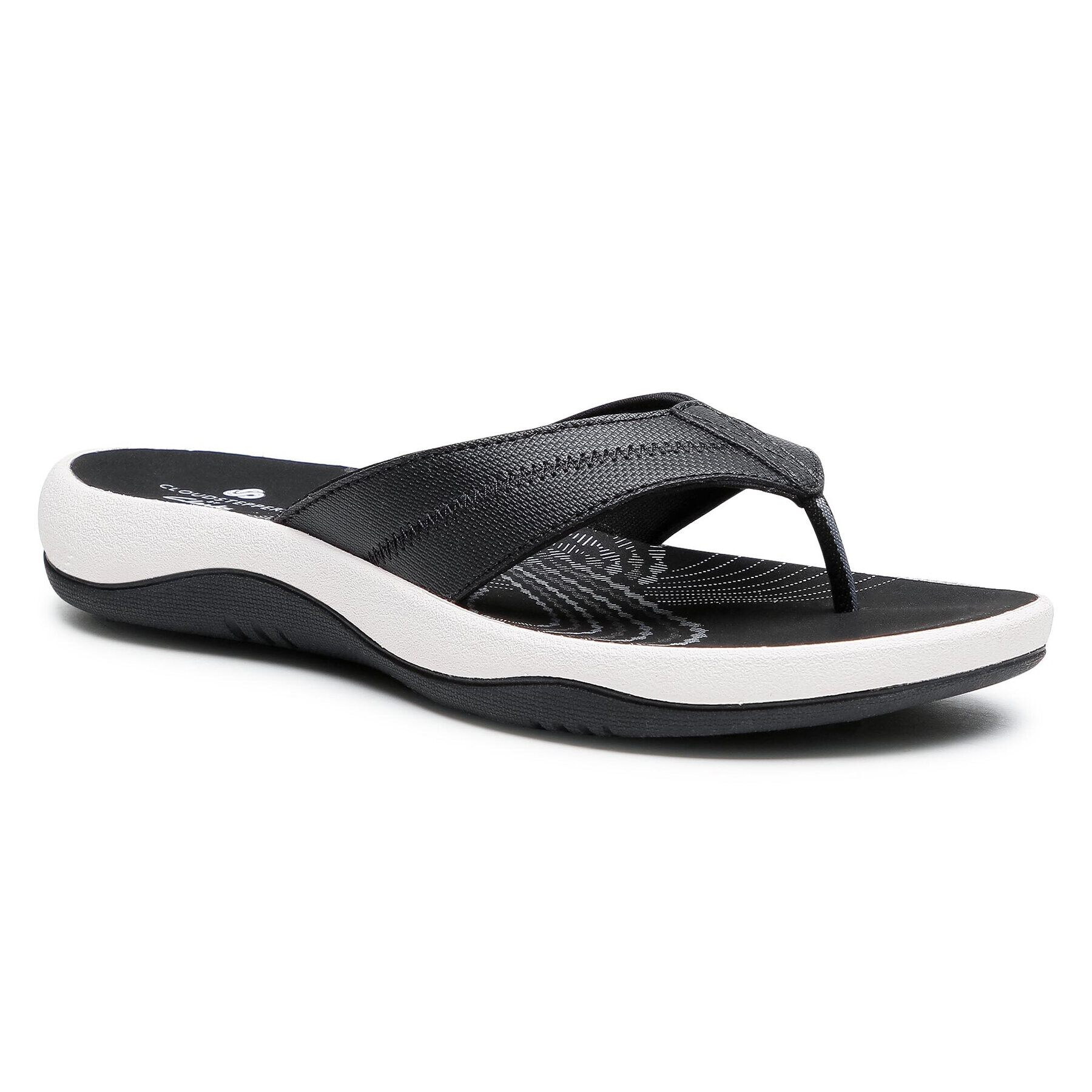Clarks Джапанки Sunmaze Surf 261603384 Черен - Pepit.bg