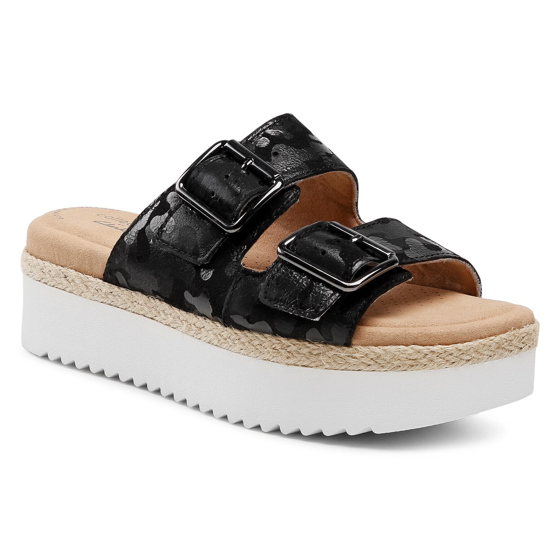 Clarks Еспадрили Lana Beach 261581664 Черен - Pepit.bg