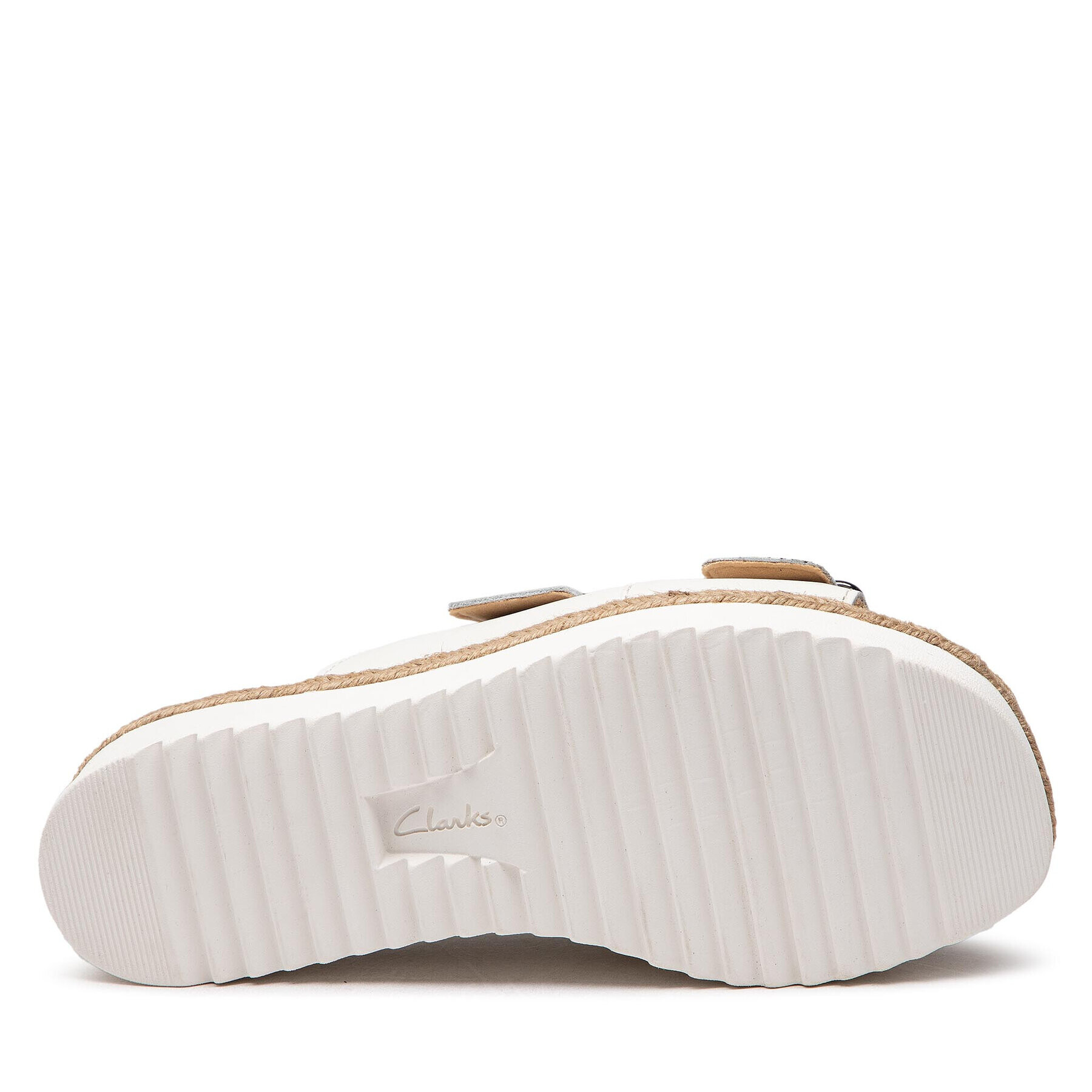 Clarks Еспадрили Lana Beach 261653944 Бял - Pepit.bg
