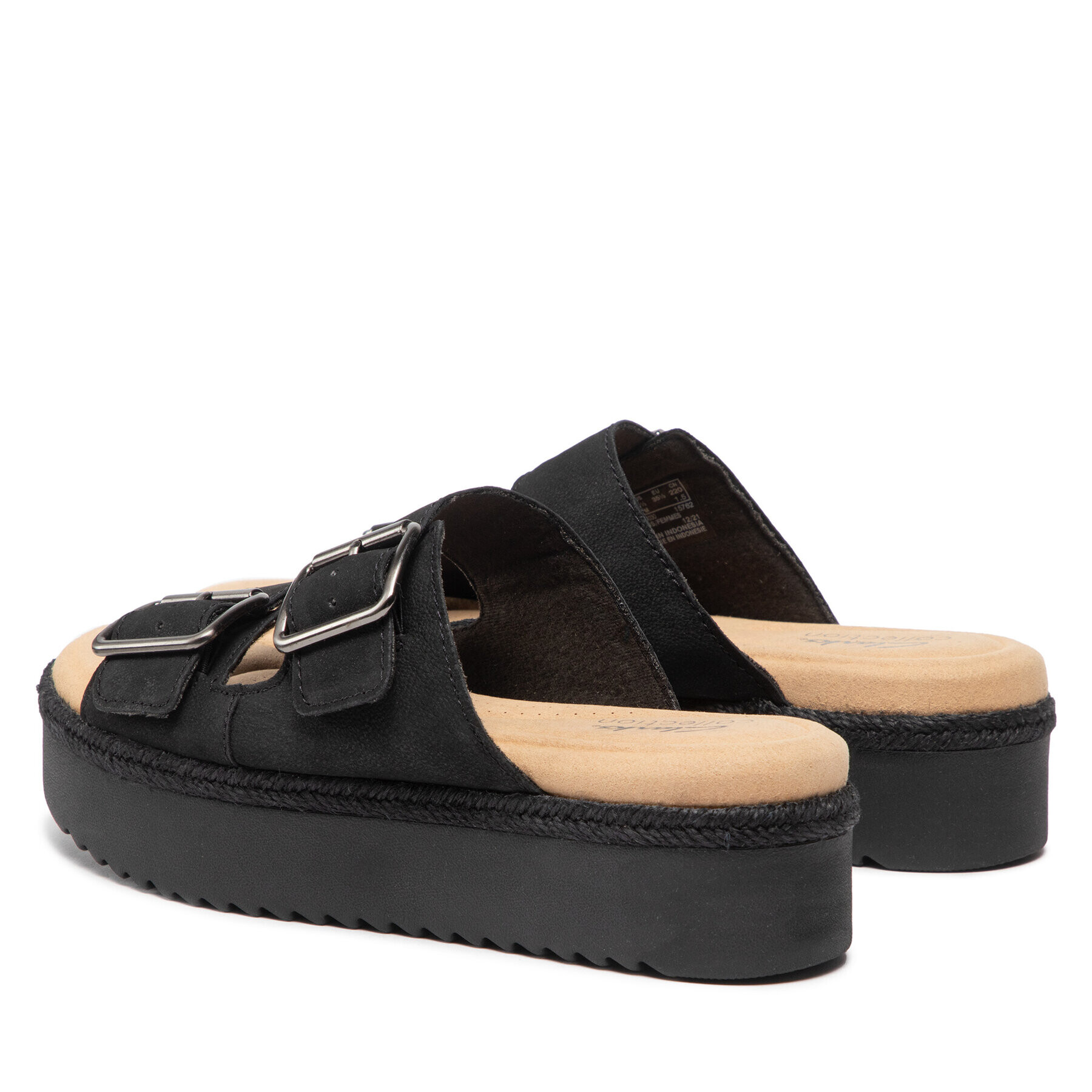 Clarks Еспадрили Lana Beach 261655724 Черен - Pepit.bg