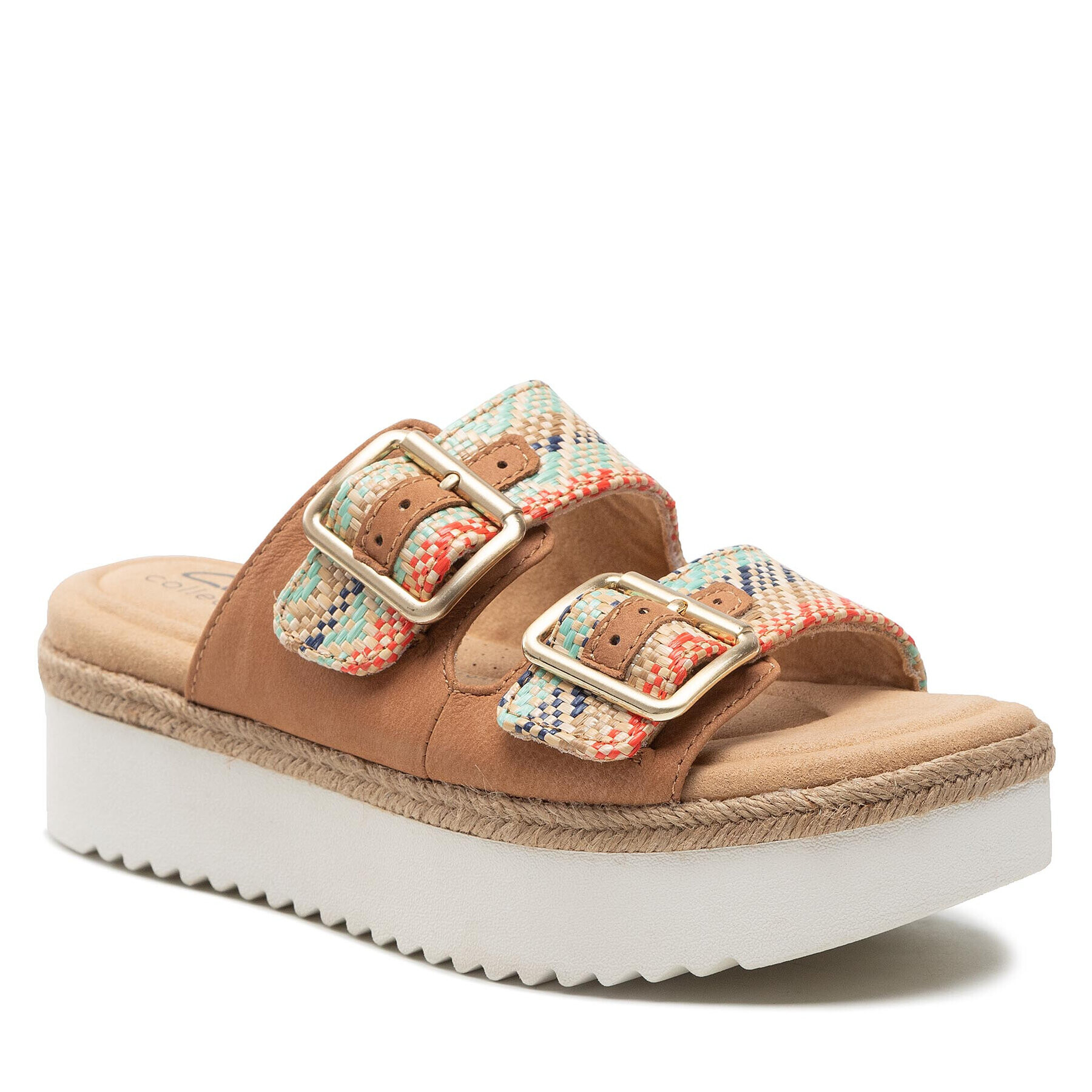 Clarks Еспадрили Lana Beach 26165634 Кафяв - Pepit.bg