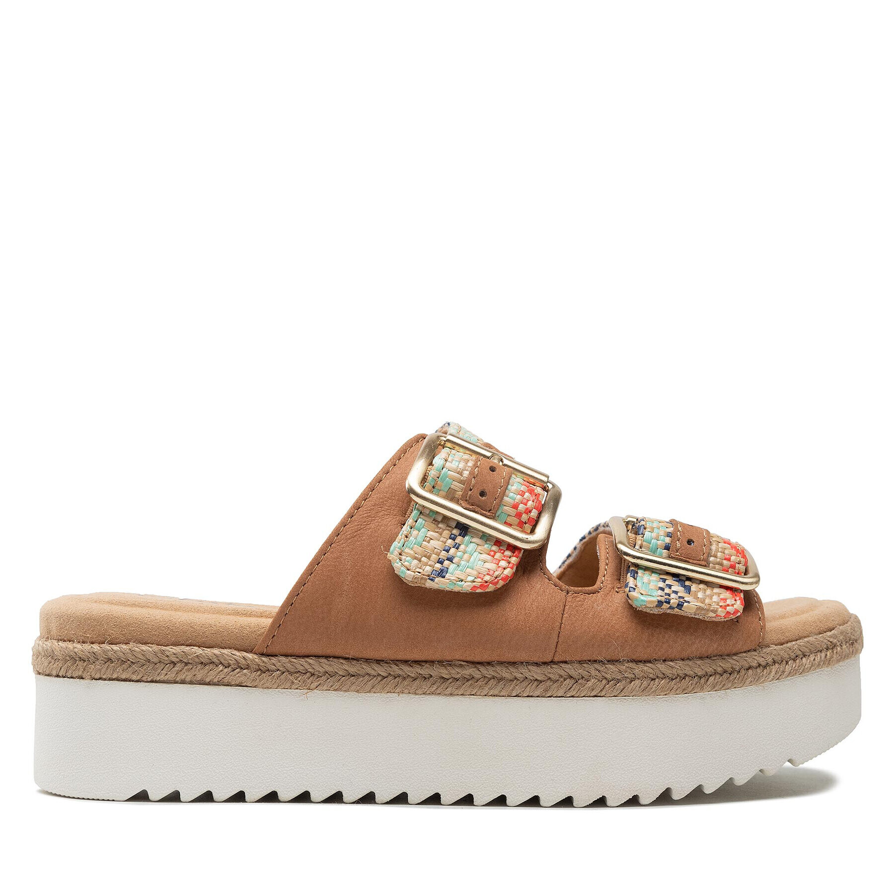 Clarks Еспадрили Lana Beach 26165634 Кафяв - Pepit.bg