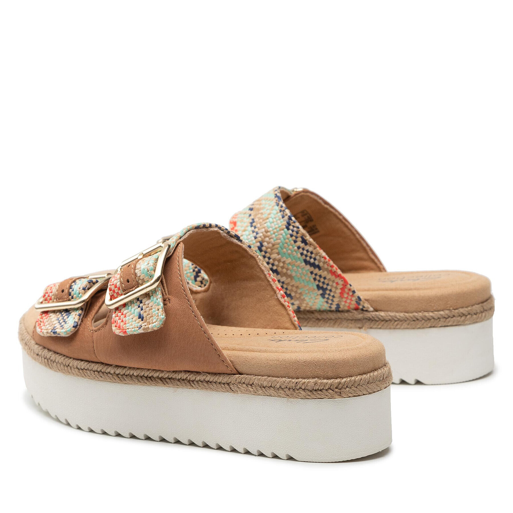 Clarks Еспадрили Lana Beach 26165634 Кафяв - Pepit.bg