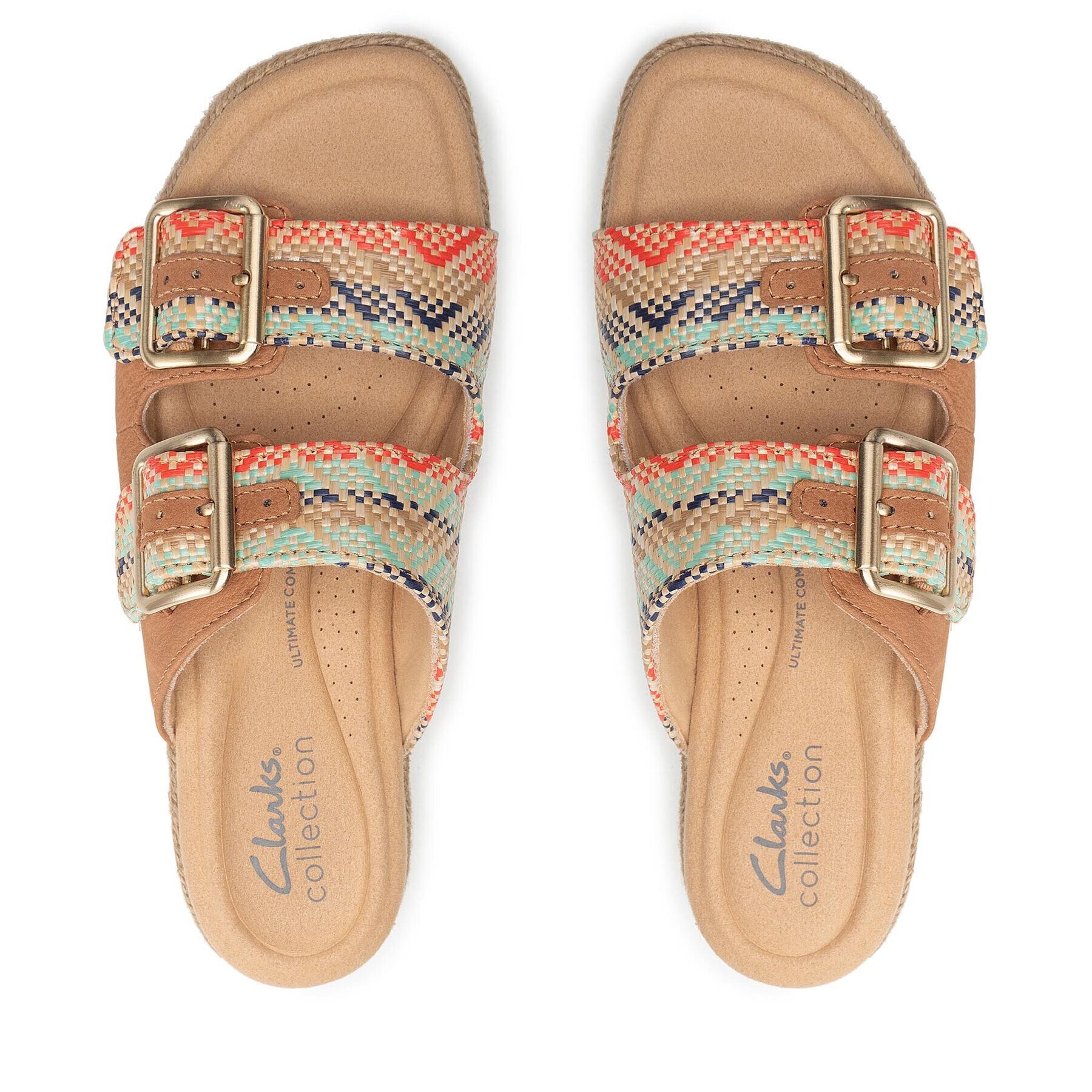 Clarks Еспадрили Lana Beach 26165634 Кафяв - Pepit.bg