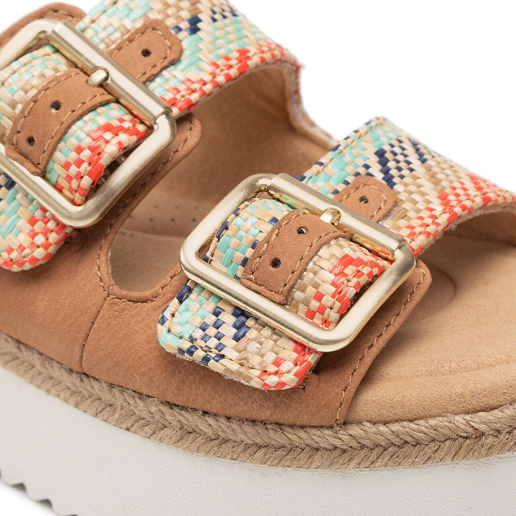 Clarks Еспадрили Lana Beach 26165634 Кафяв - Pepit.bg