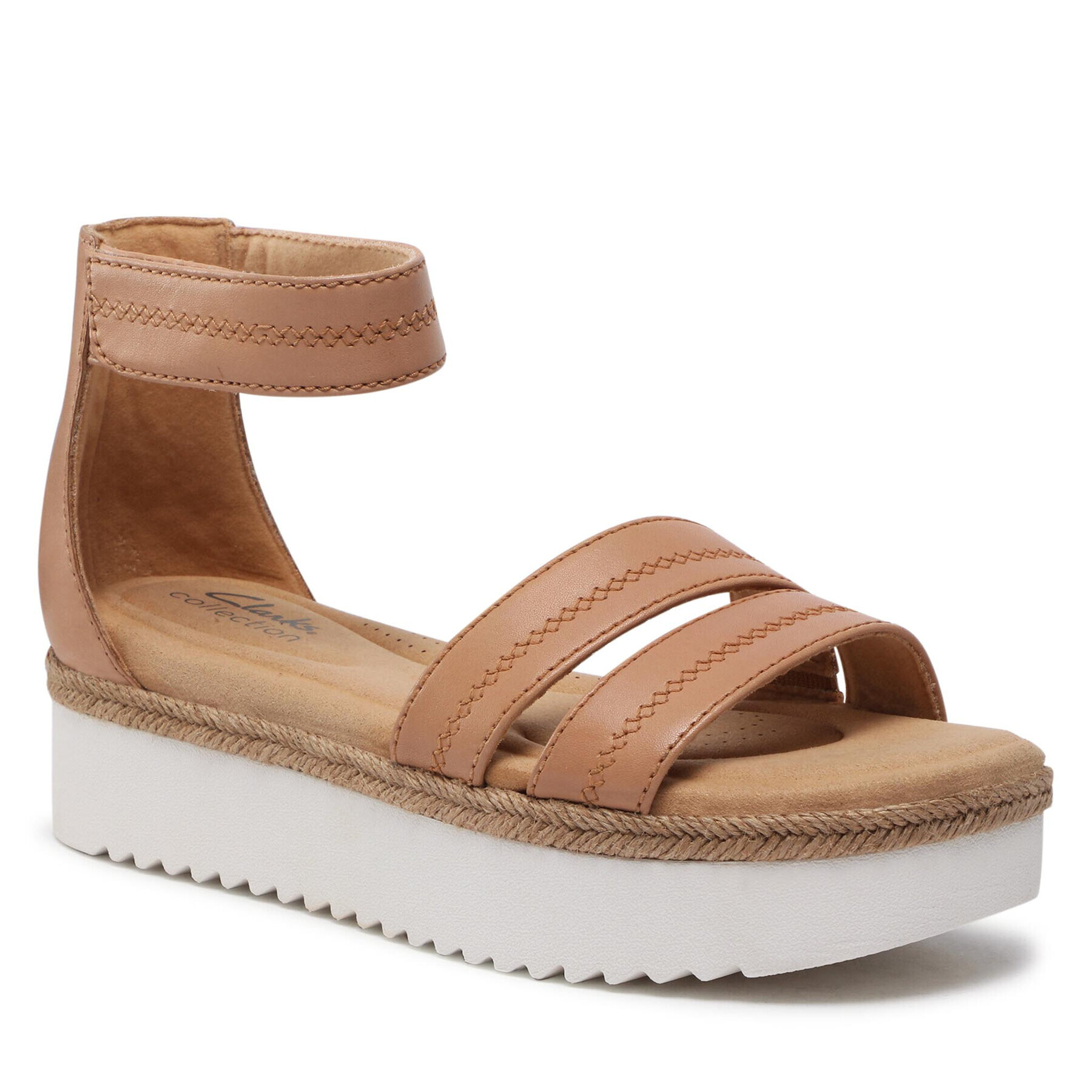 Clarks Еспадрили Lana Glide 261648354 Бежов - Pepit.bg