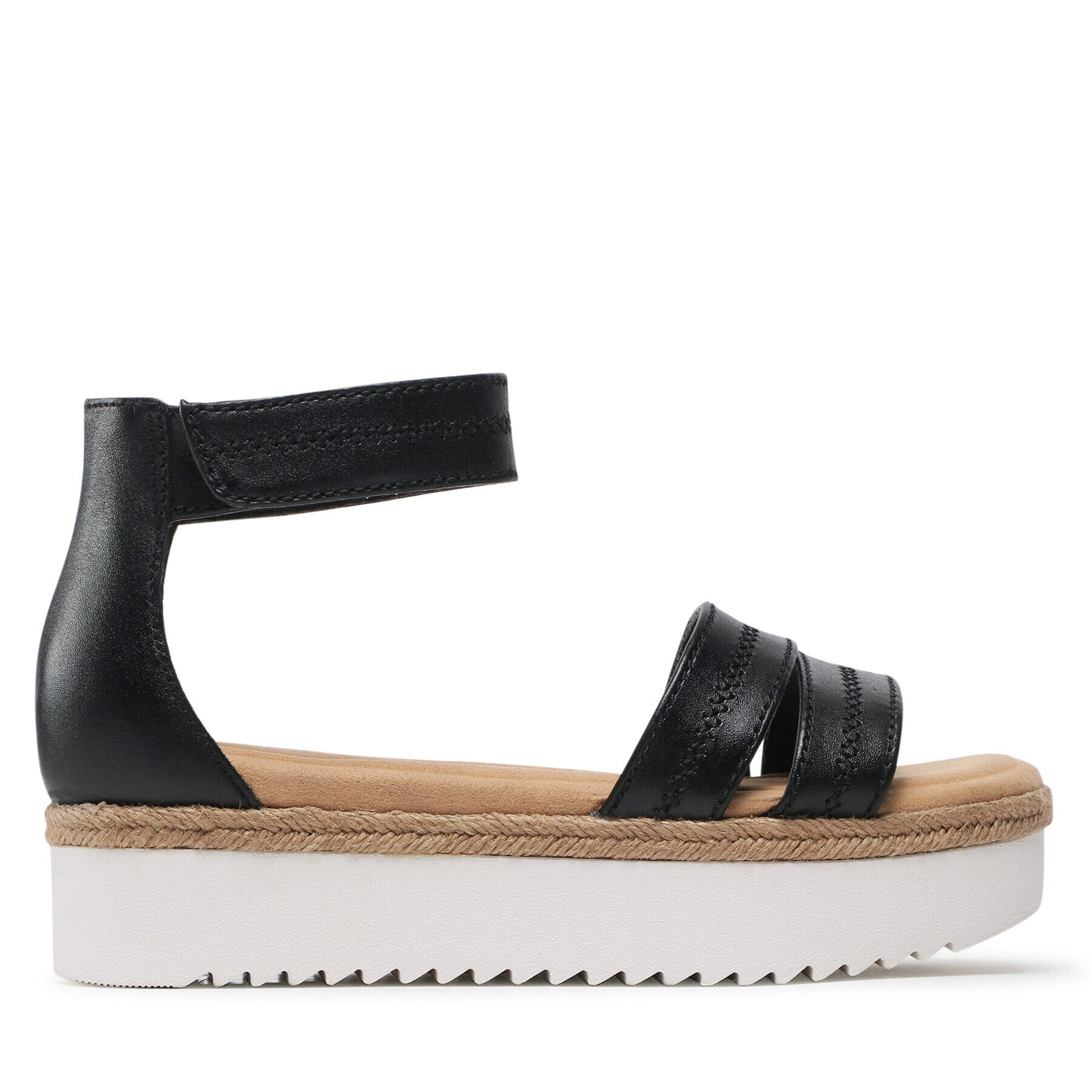 Clarks Еспадрили Lana Glide 261648364 Черен - Pepit.bg