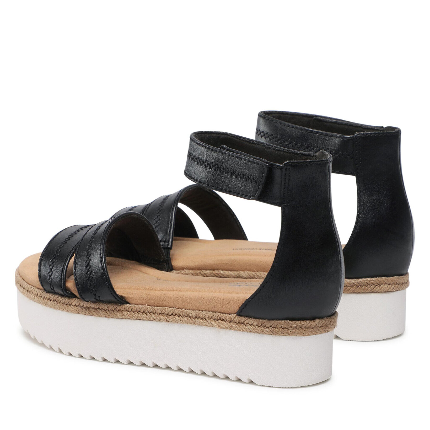Clarks Еспадрили Lana Glide 261648364 Черен - Pepit.bg