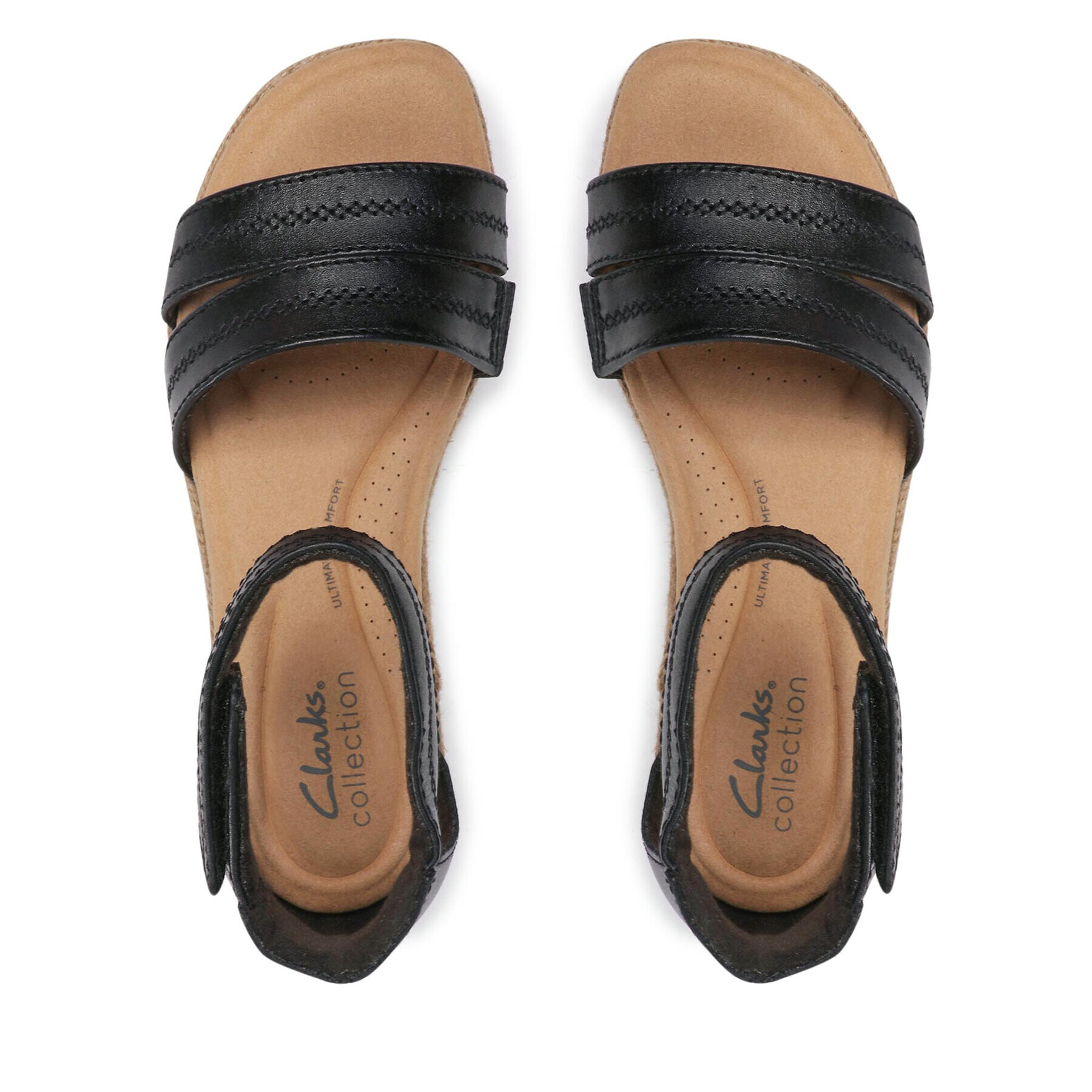 Clarks Еспадрили Lana Glide 261648364 Черен - Pepit.bg