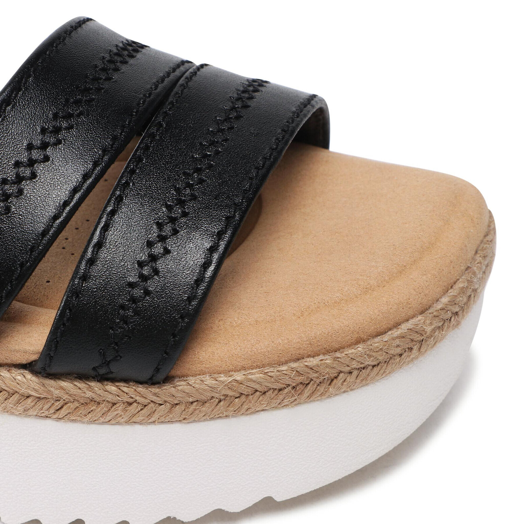 Clarks Еспадрили Lana Glide 261648364 Черен - Pepit.bg
