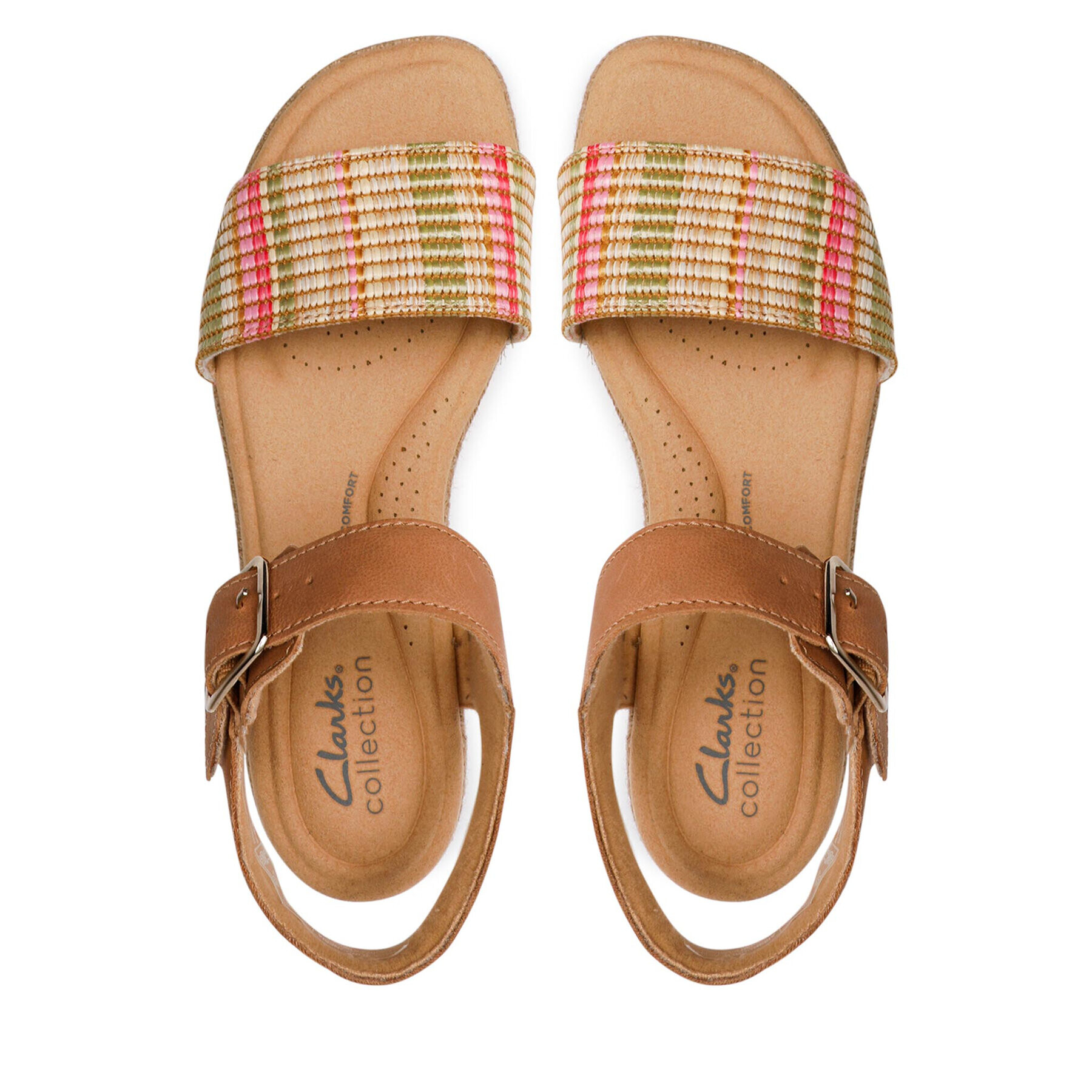 Clarks Еспадрили Lana Shore 26164475 Кафяв - Pepit.bg