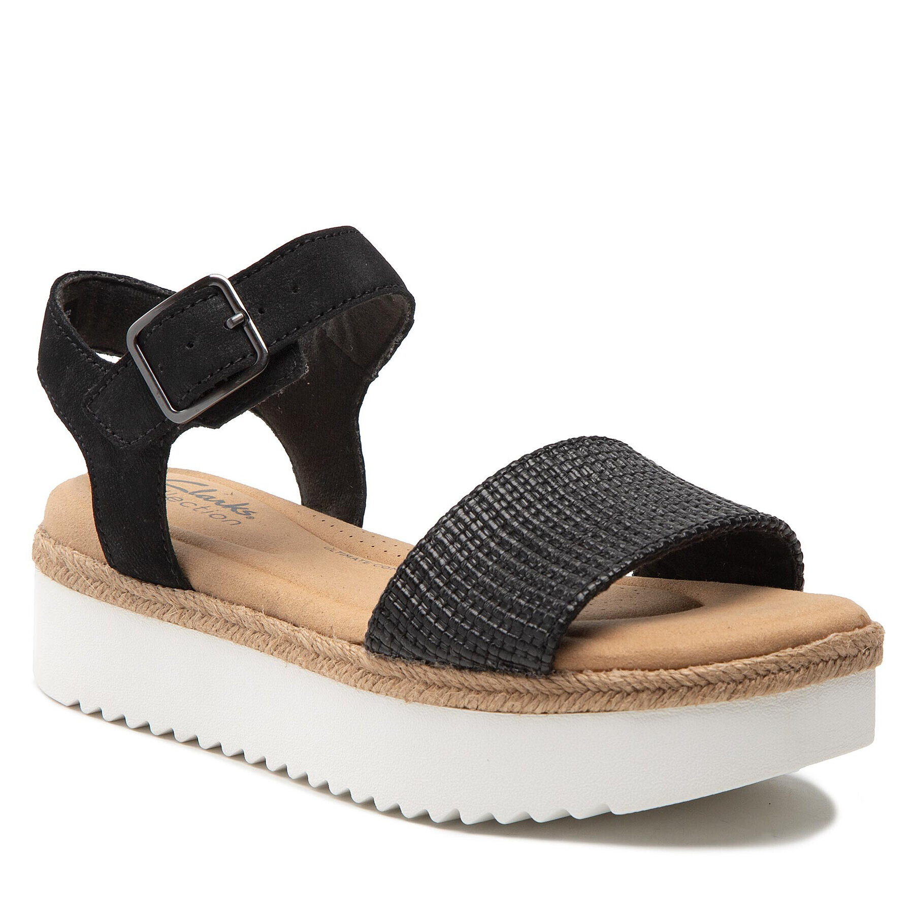 Clarks Еспадрили Lana Shore 261646274 Черен - Pepit.bg