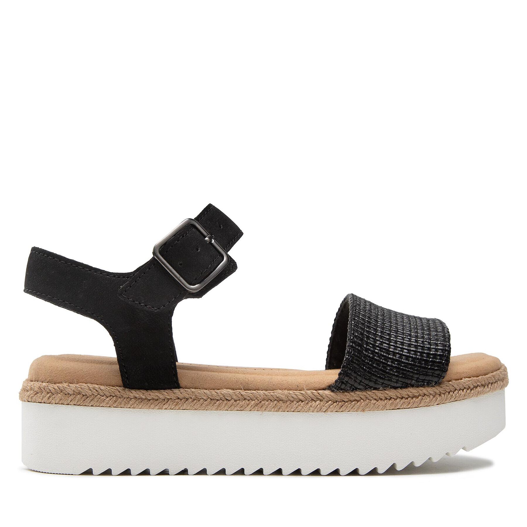 Clarks Еспадрили Lana Shore 261646274 Черен - Pepit.bg