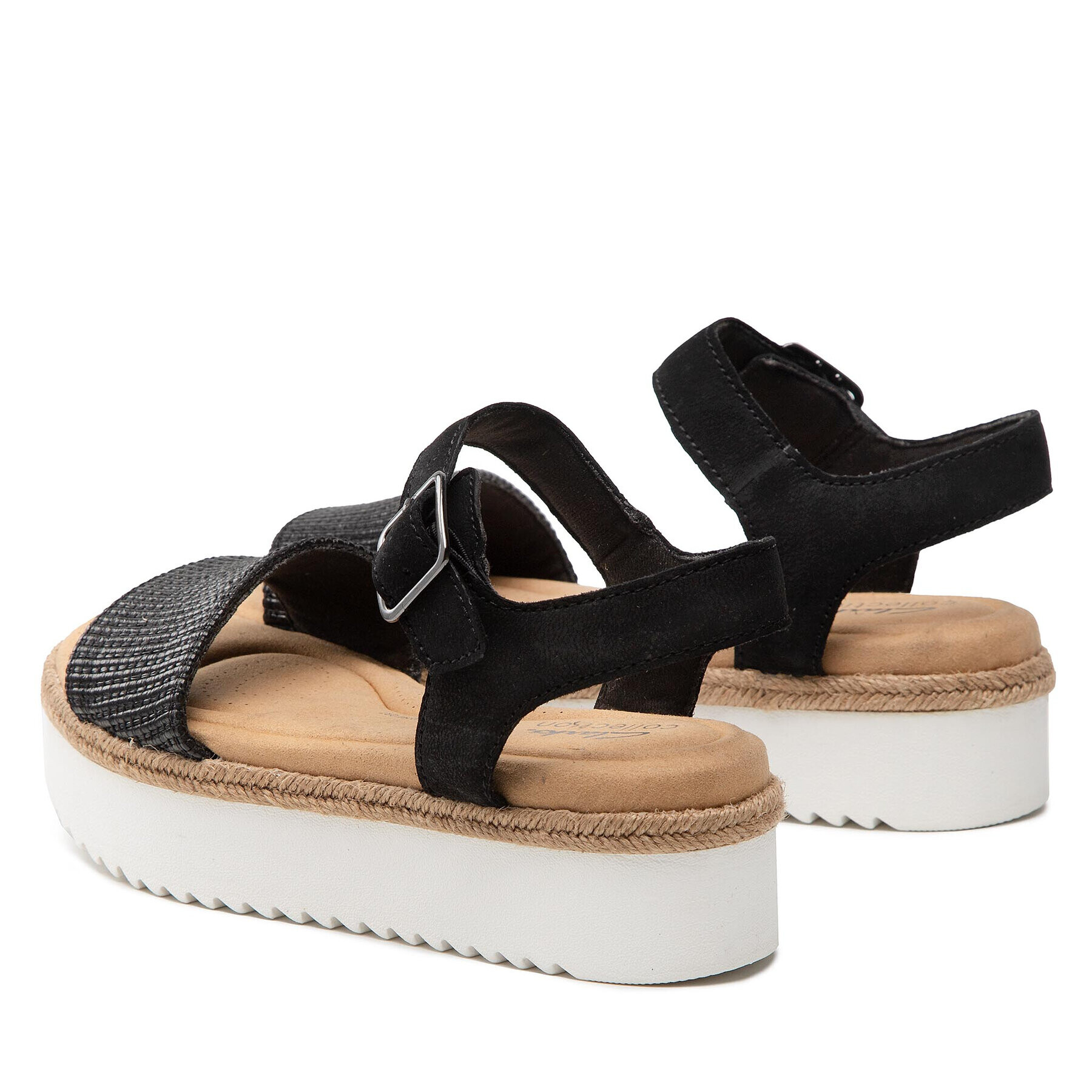 Clarks Еспадрили Lana Shore 261646274 Черен - Pepit.bg