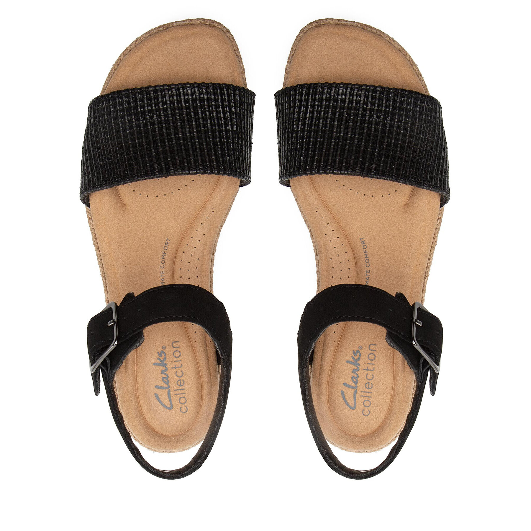 Clarks Еспадрили Lana Shore 261646274 Черен - Pepit.bg