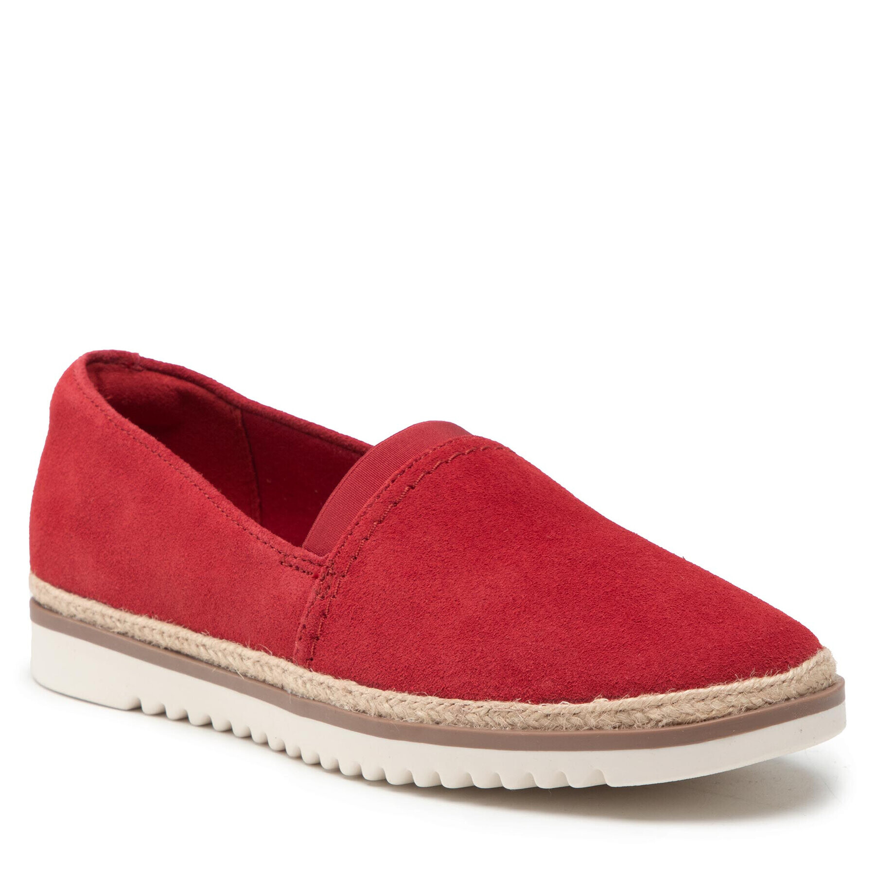 Clarks Еспадрили Serena Paige 261654744 Червен - Pepit.bg