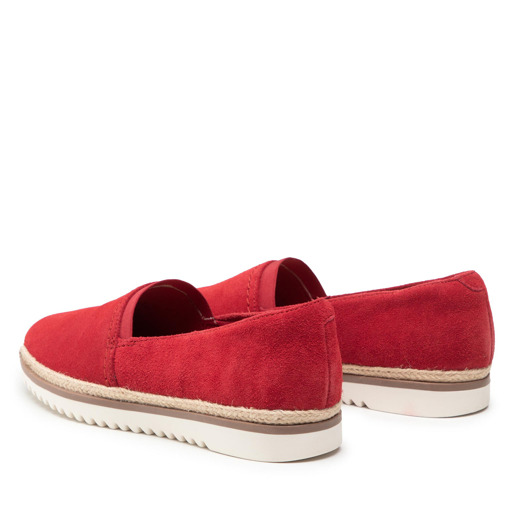 Clarks Еспадрили Serena Paige 261654744 Червен - Pepit.bg