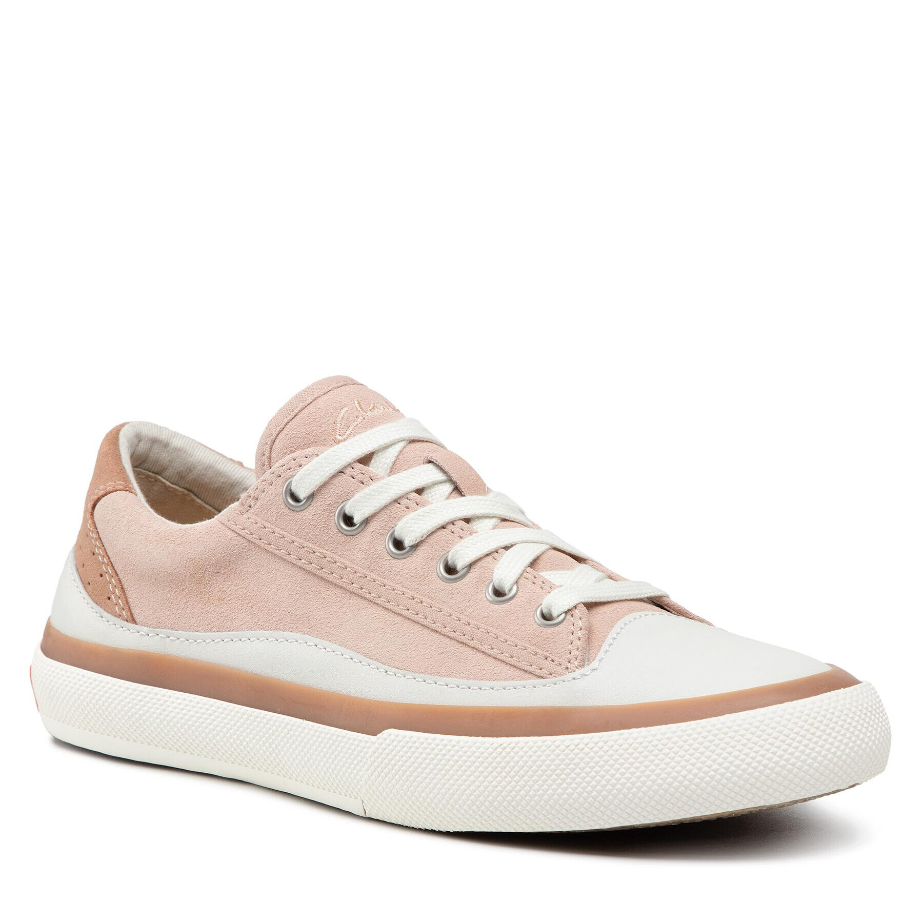 Clarks Гуменки Aceley Lace 261589934 Розов - Pepit.bg