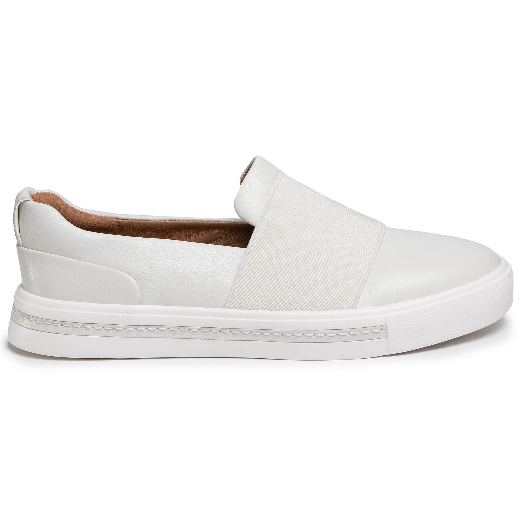 Clarks Гуменки Un Maui Step 261401704 Бял - Pepit.bg