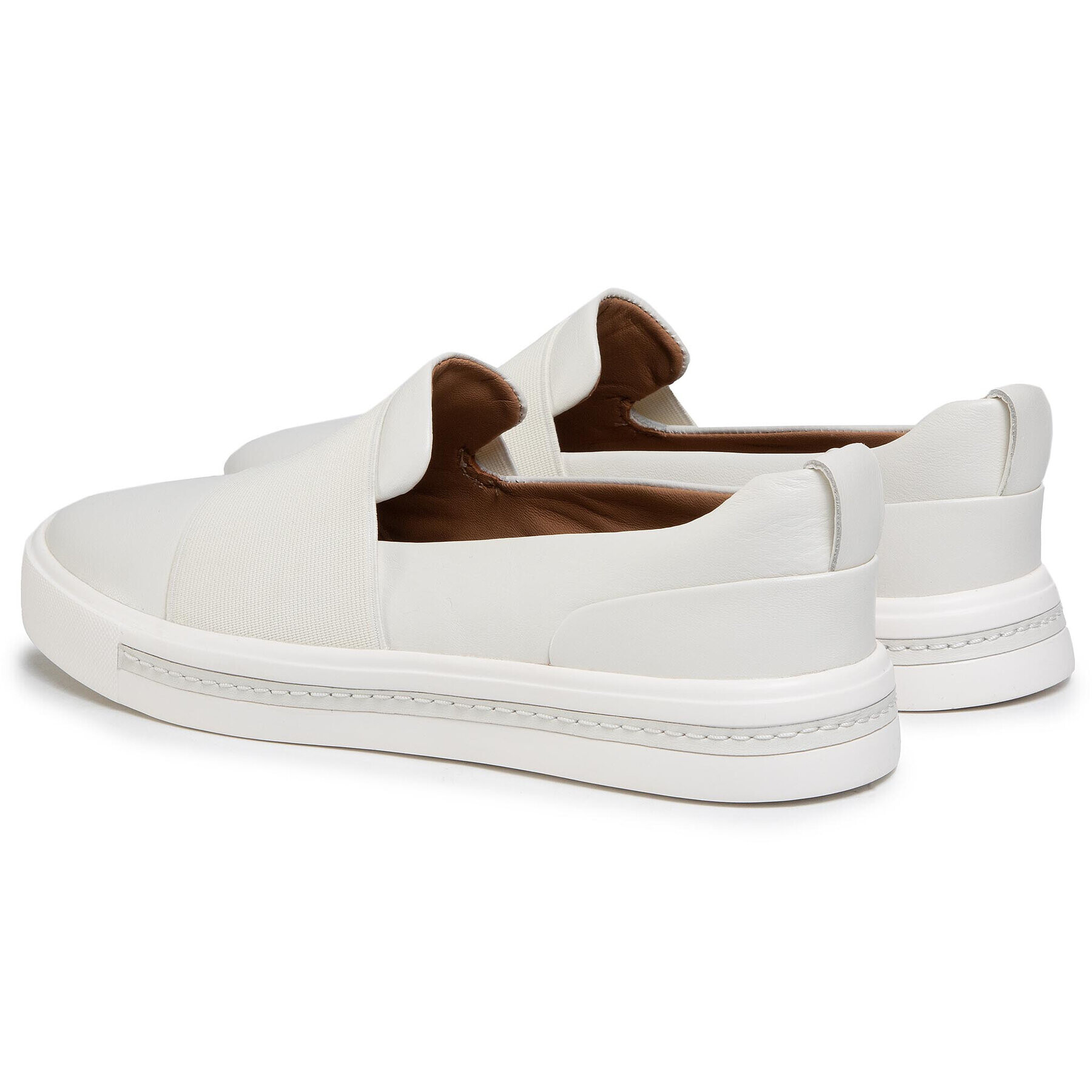 Clarks Гуменки Un Maui Step 261401704 Бял - Pepit.bg