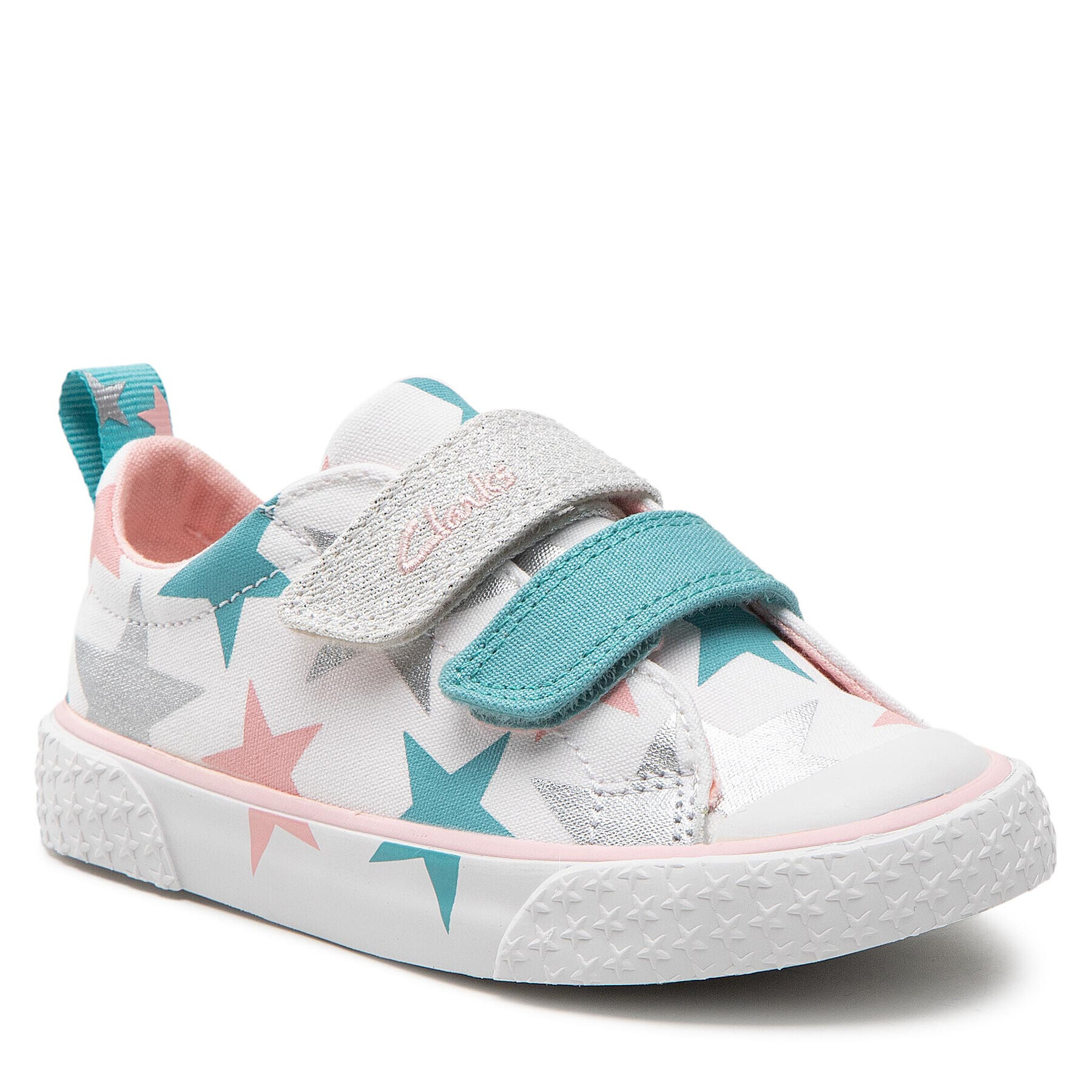 Clarks Кецове Foxing Lo K 261663546 M Бял - Pepit.bg