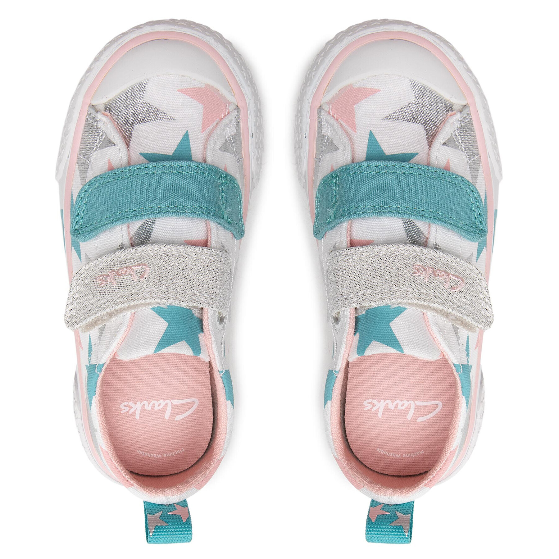 Clarks Кецове Foxing Lo K 261663546 M Бял - Pepit.bg