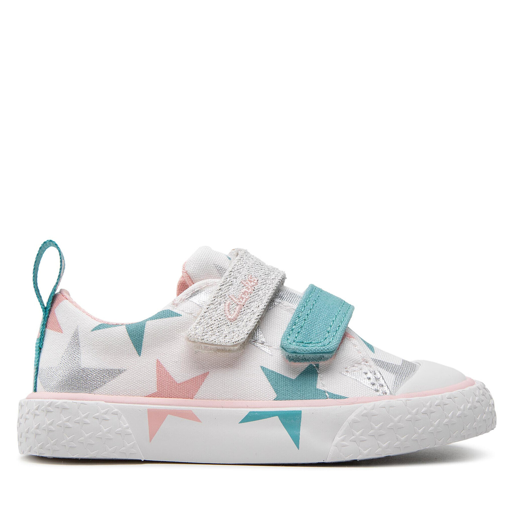 Clarks Кецове Foxing Lo T. 26164760 Бял - Pepit.bg