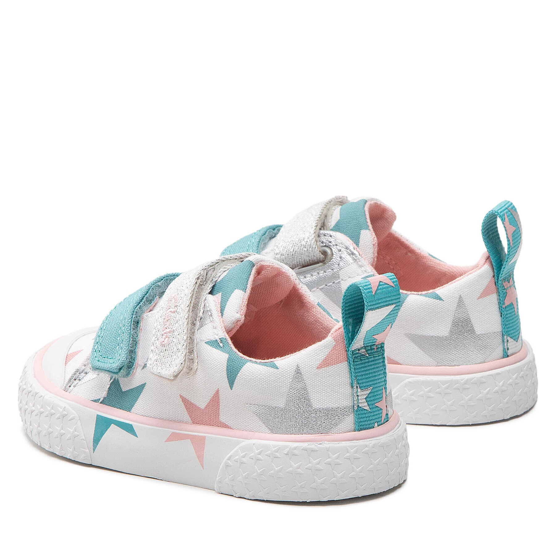 Clarks Кецове Foxing Lo T. 26164760 Бял - Pepit.bg