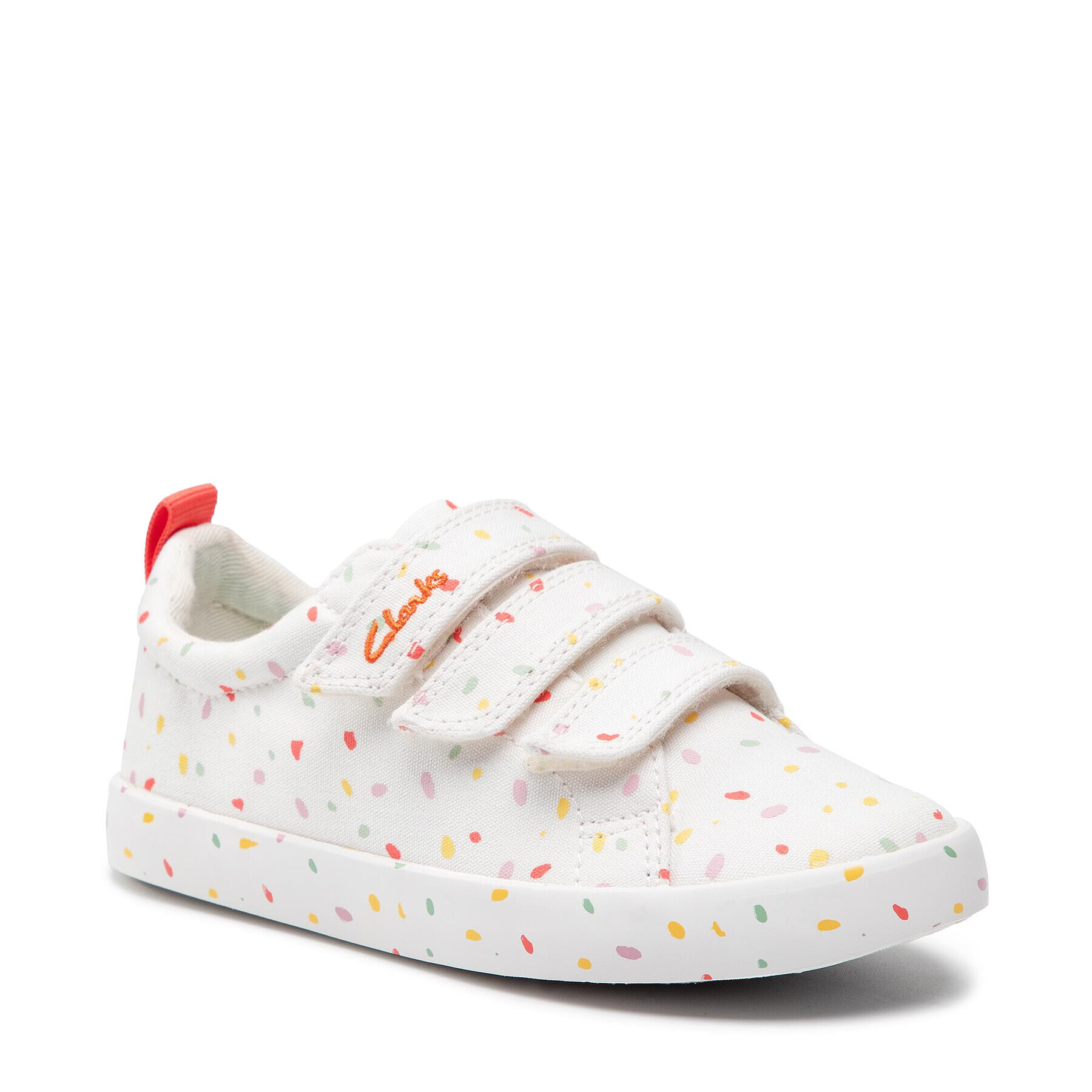 Clarks Кецове Foxing Print K 261583647 Бял - Pepit.bg