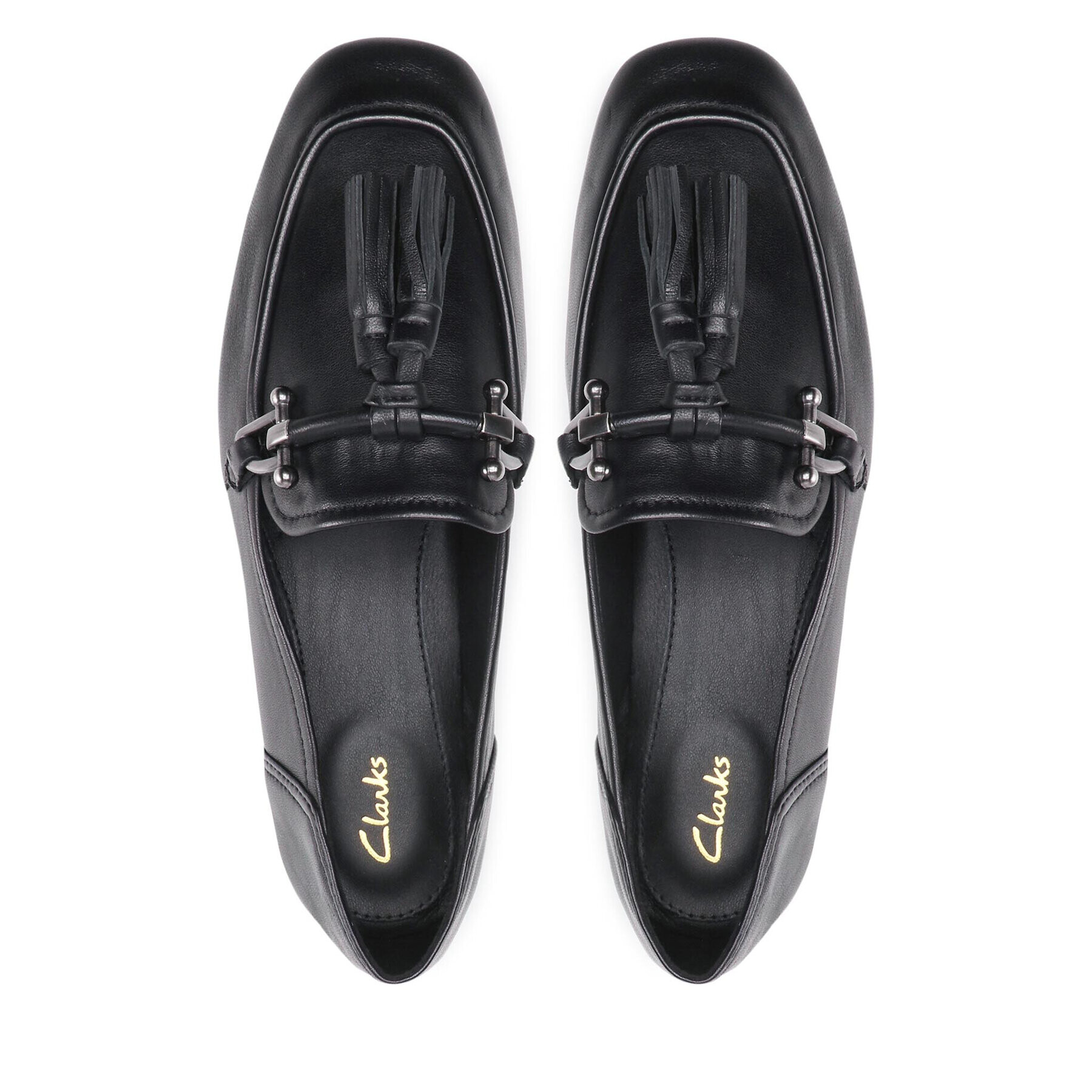 Clarks Лоуфъри Pure2 Tassel 261613154 Черен - Pepit.bg