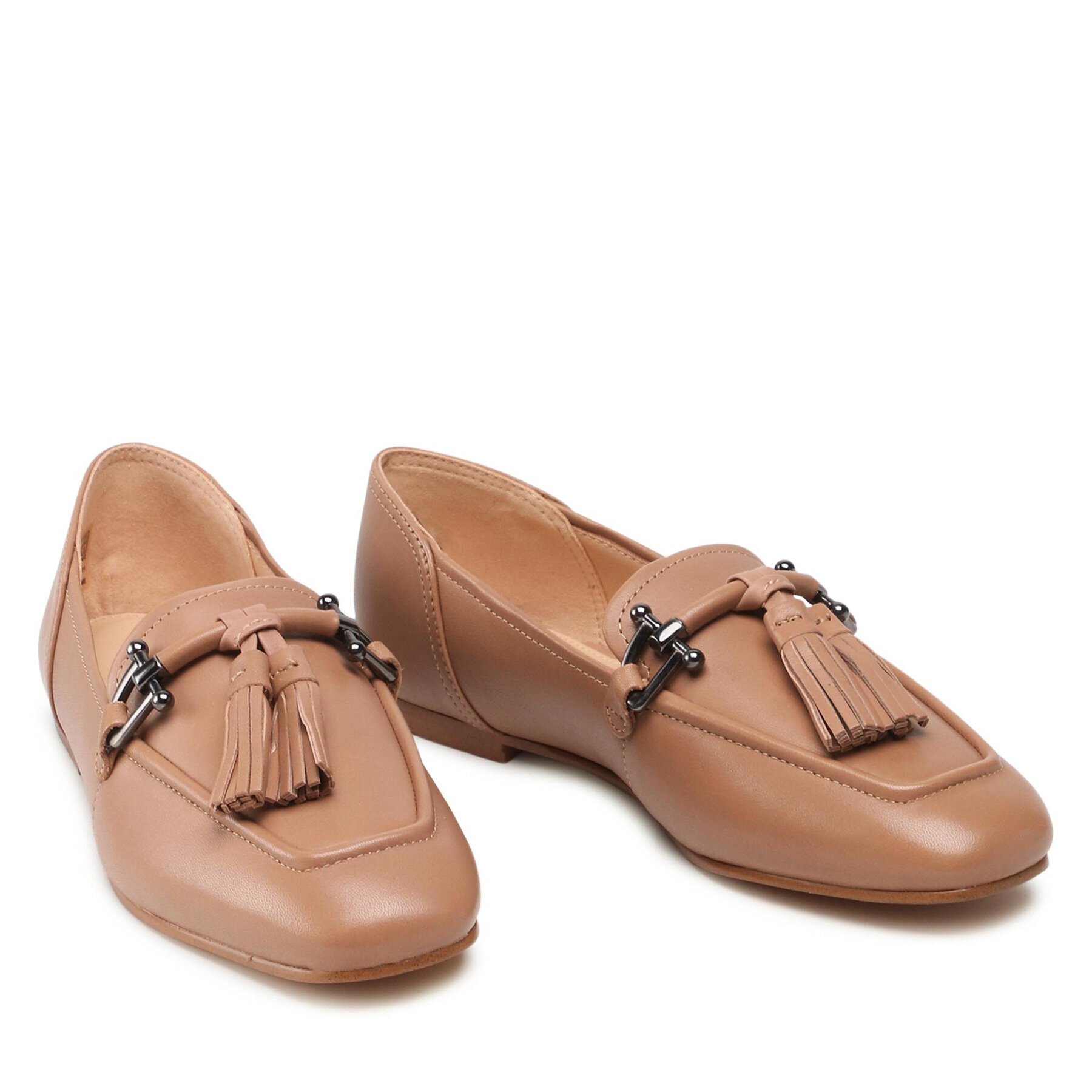 Clarks Лоуфъри Pure2 Tassel 261643504 Кафяв - Pepit.bg